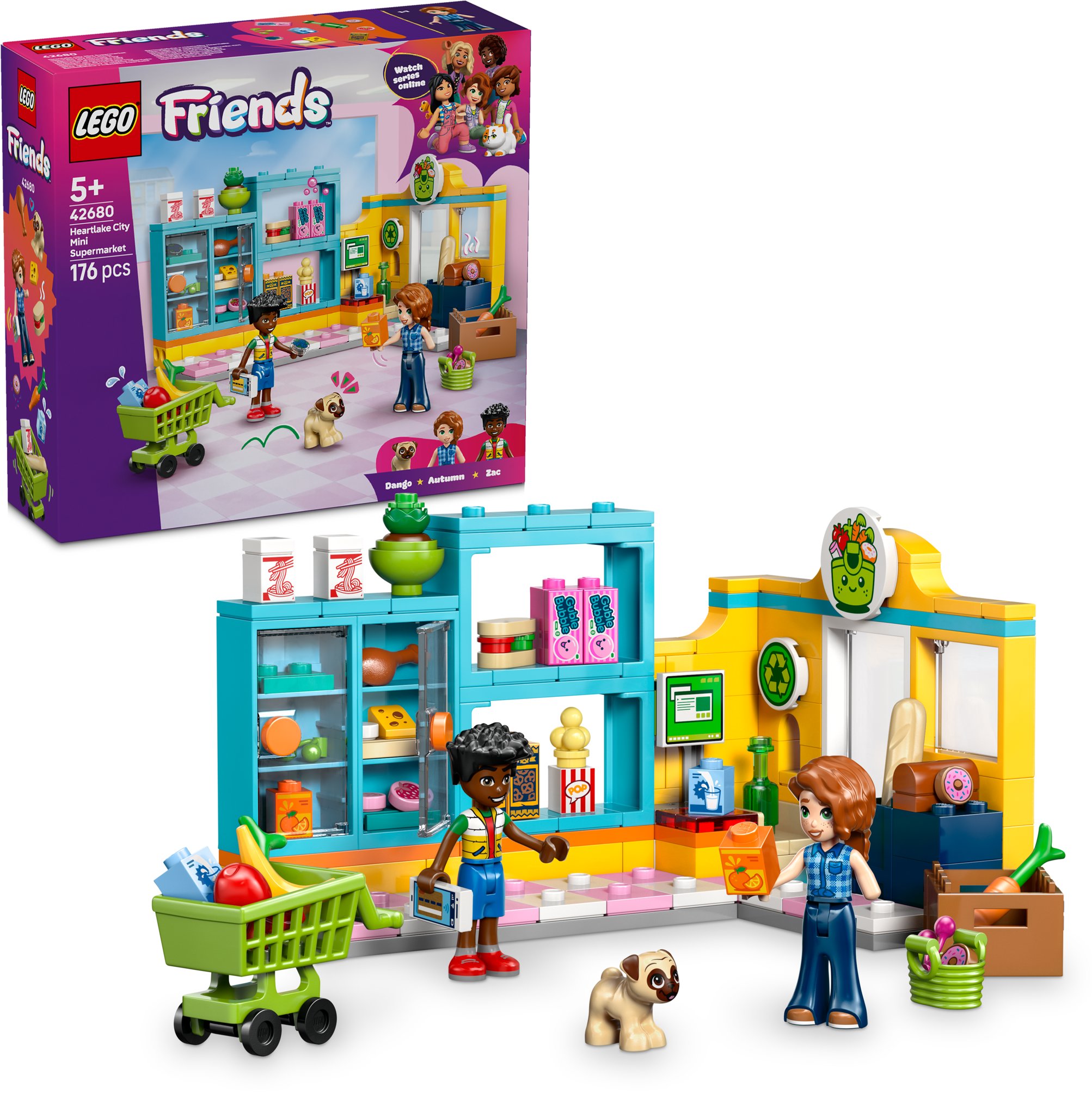 LEGO Friends 42680 Samoobsluha v městečku Heartlake