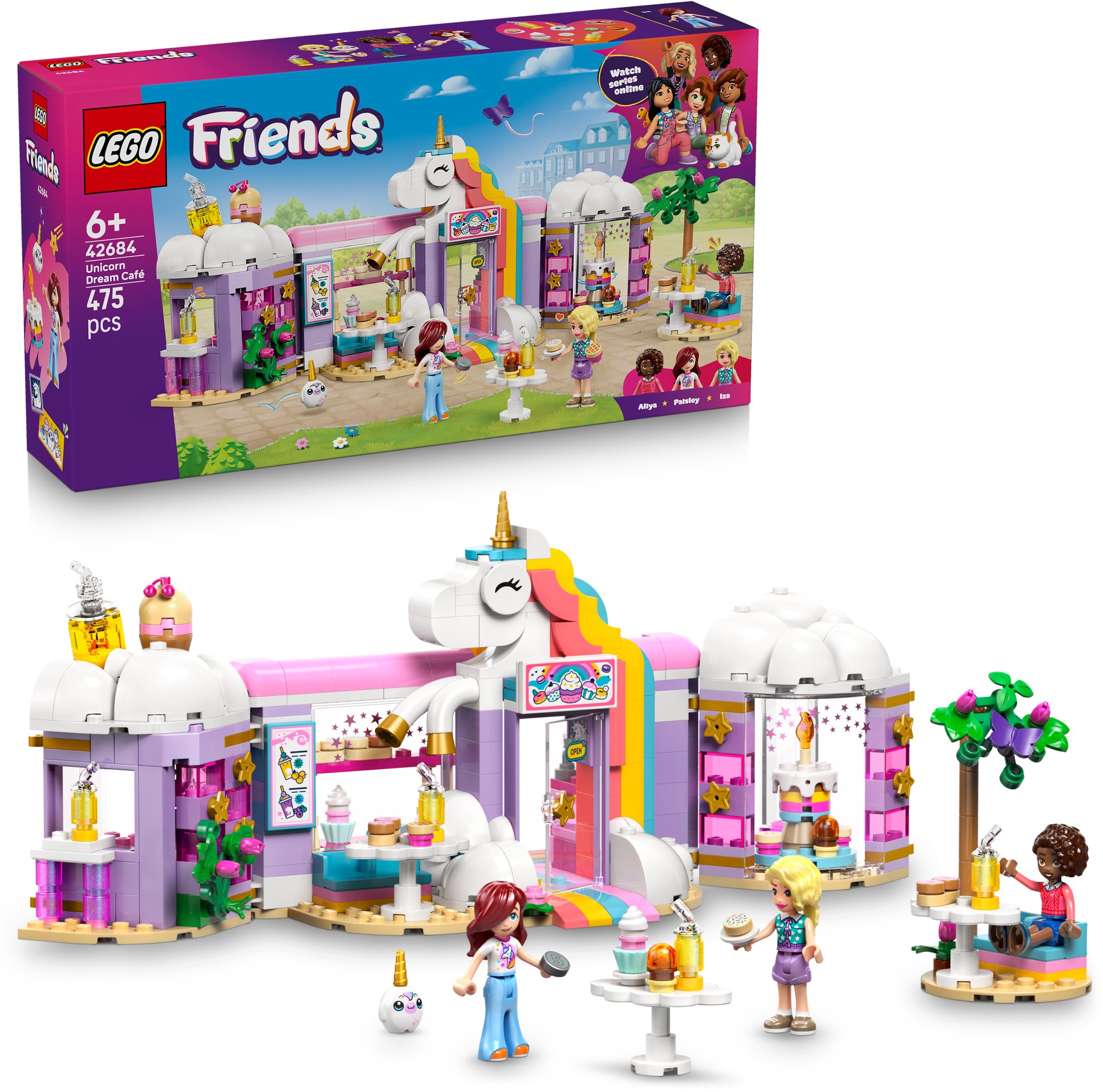 LEGO Friends 42684 Snová kavárna s jednorožcem