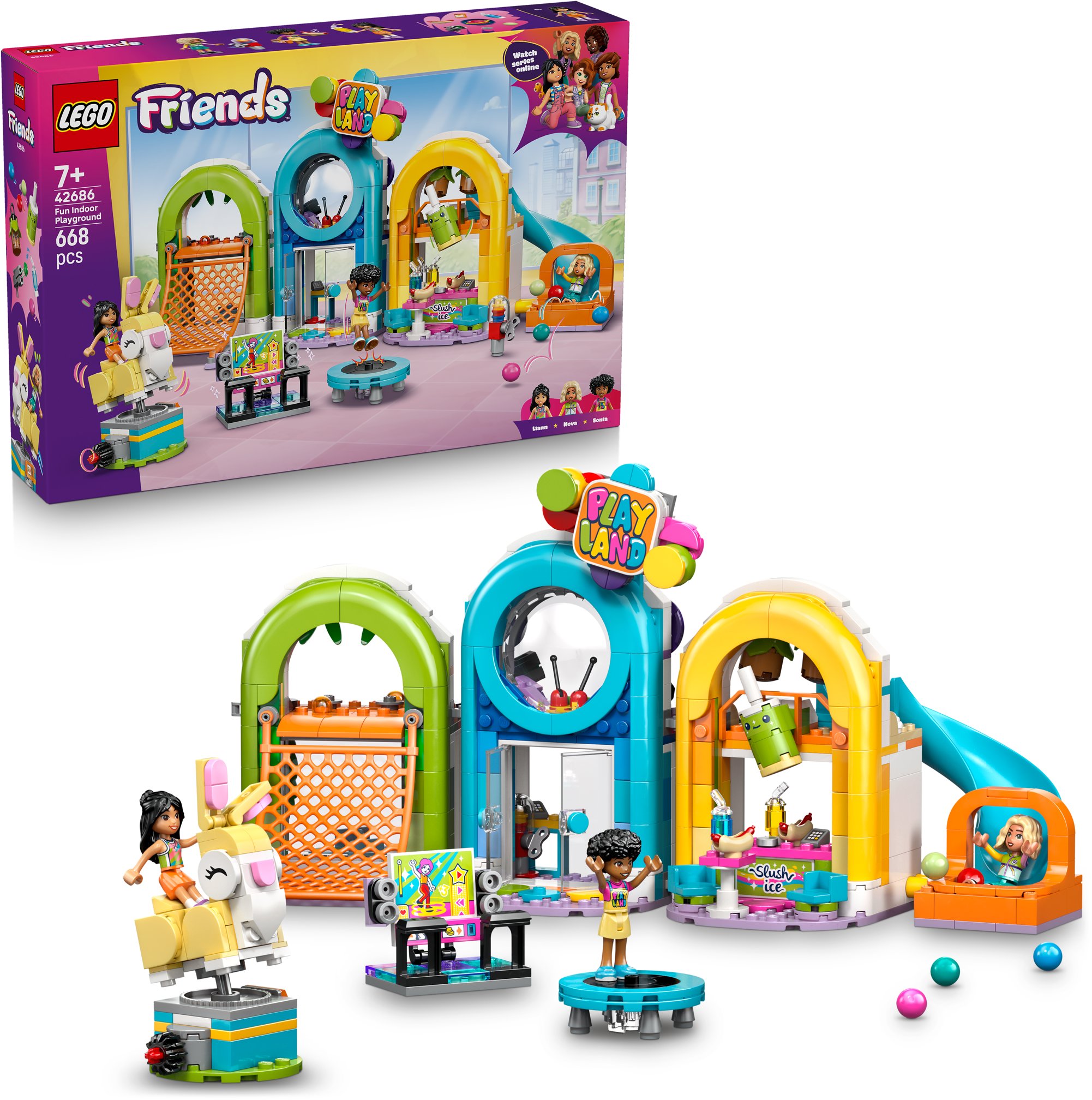 LEGO® Friends 42686 Zábavné interiérové hřiště pro děti