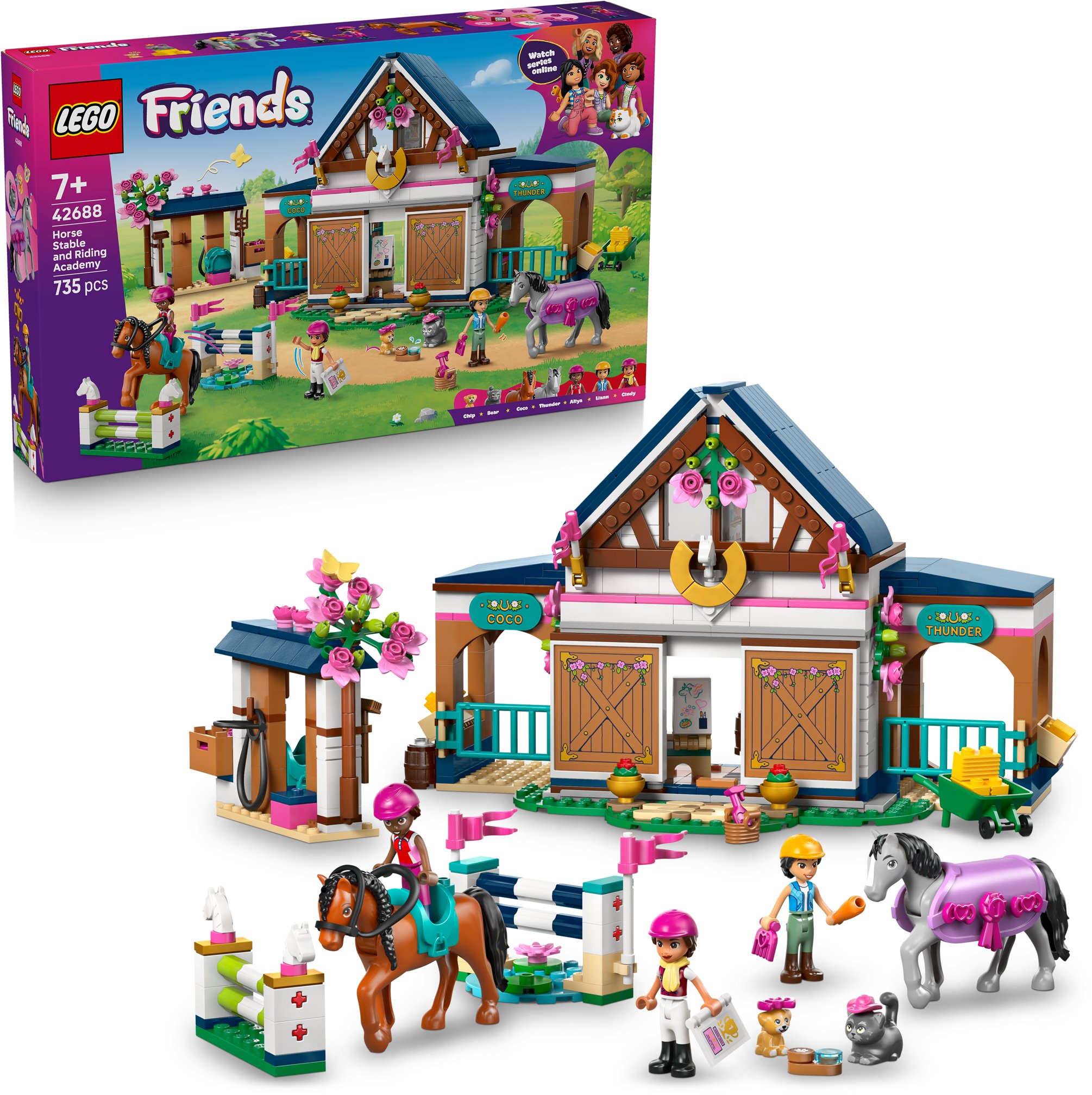 LEGO Friends 42688 Koňská stáj a jezdecká akademie