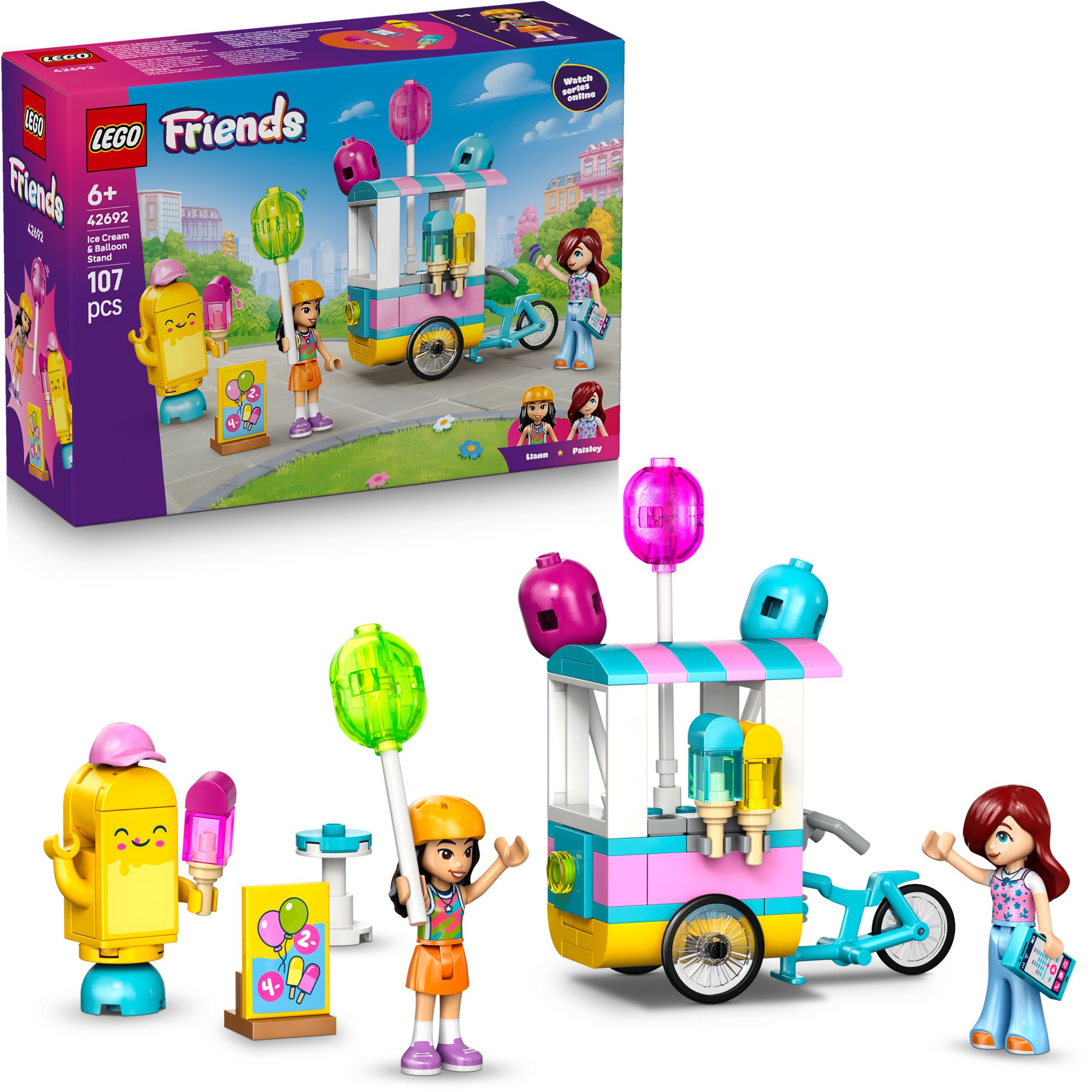 Stánek se zmrzlinou a balónky od LEGO Friends
