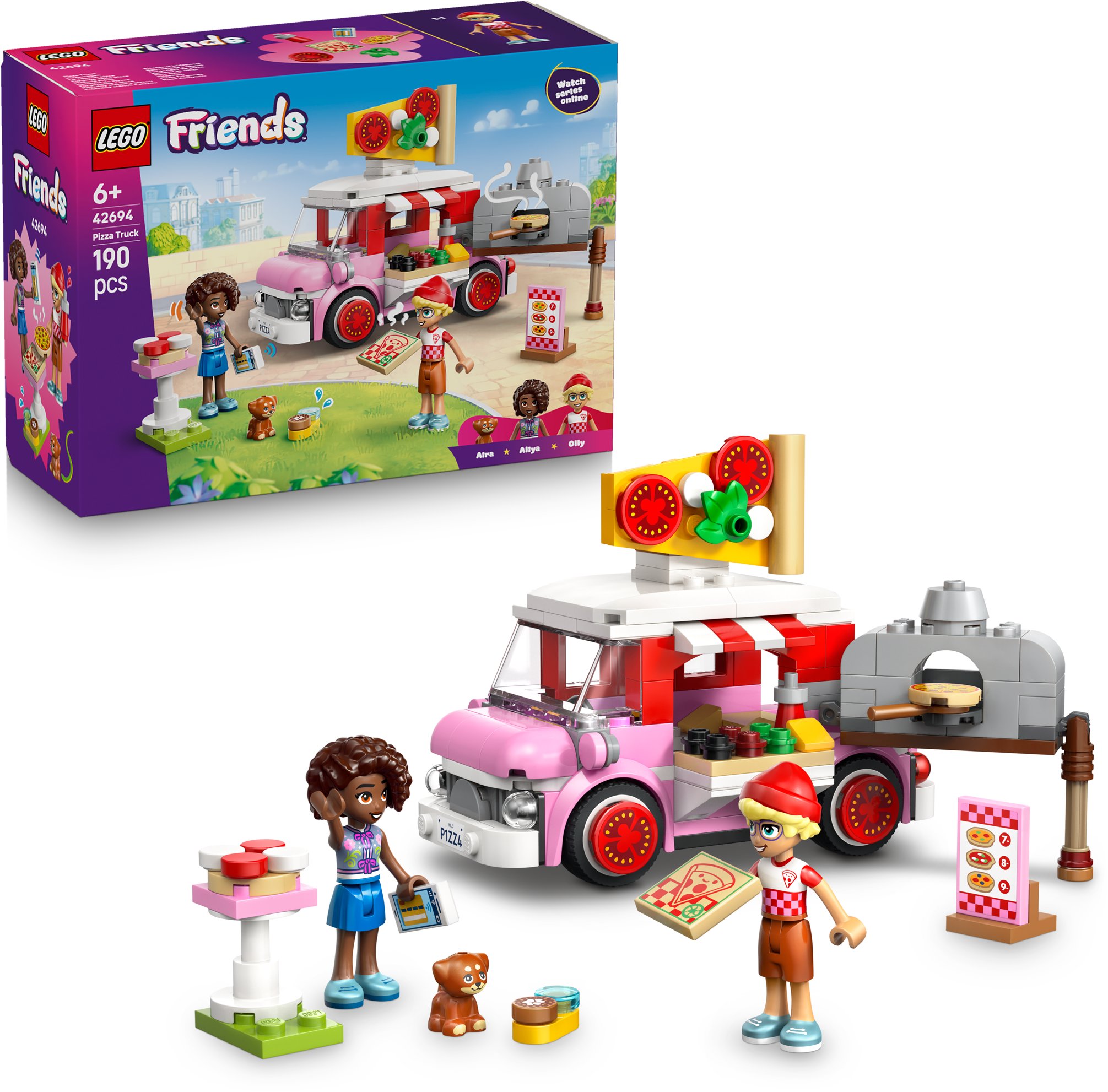 LEGO® Friends 42694 Pojízdný stánek s pizzou