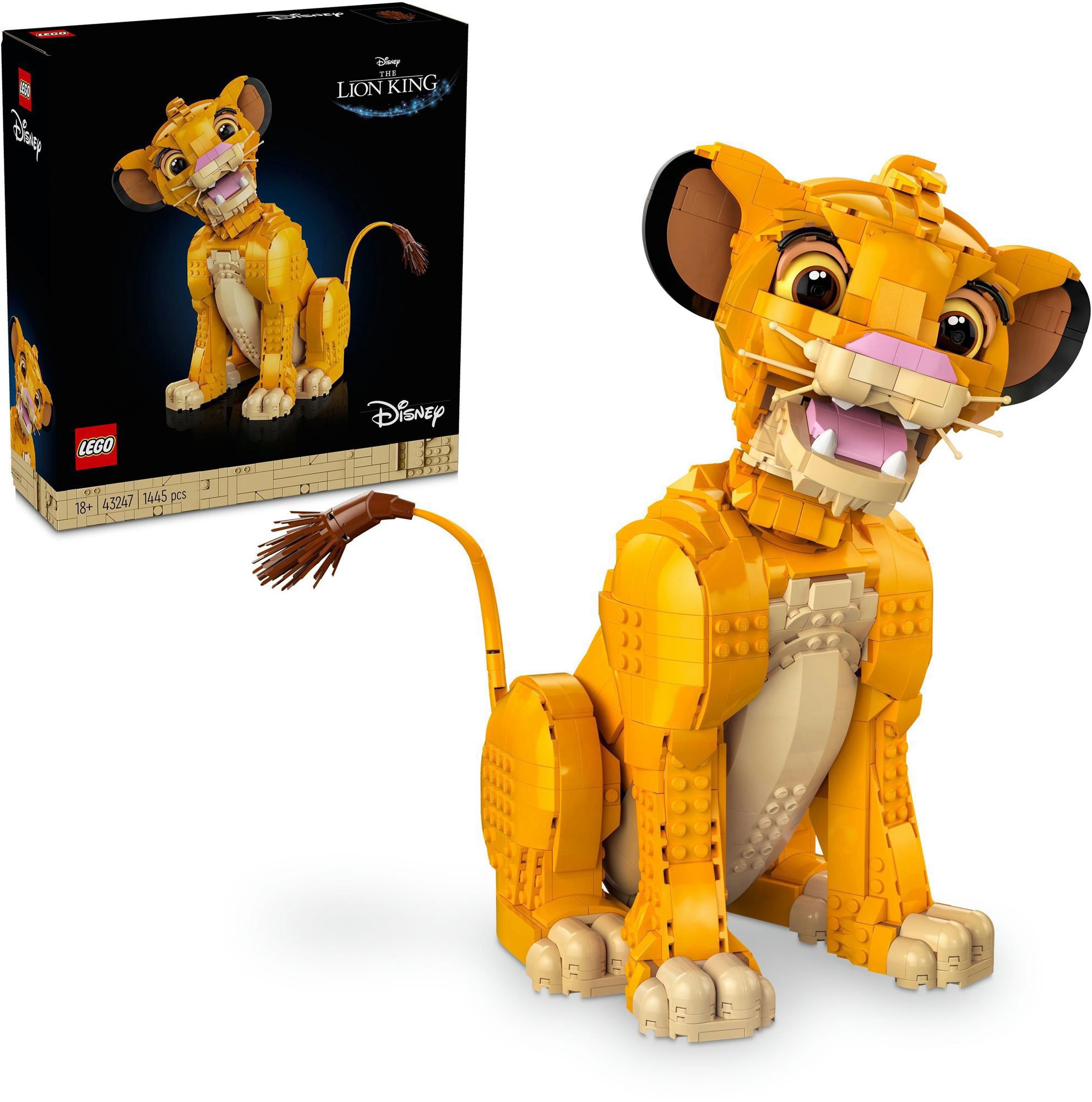 LEGO® Disney 43247 Mladý Simba ze Lvího krále - stavebnice pro děti