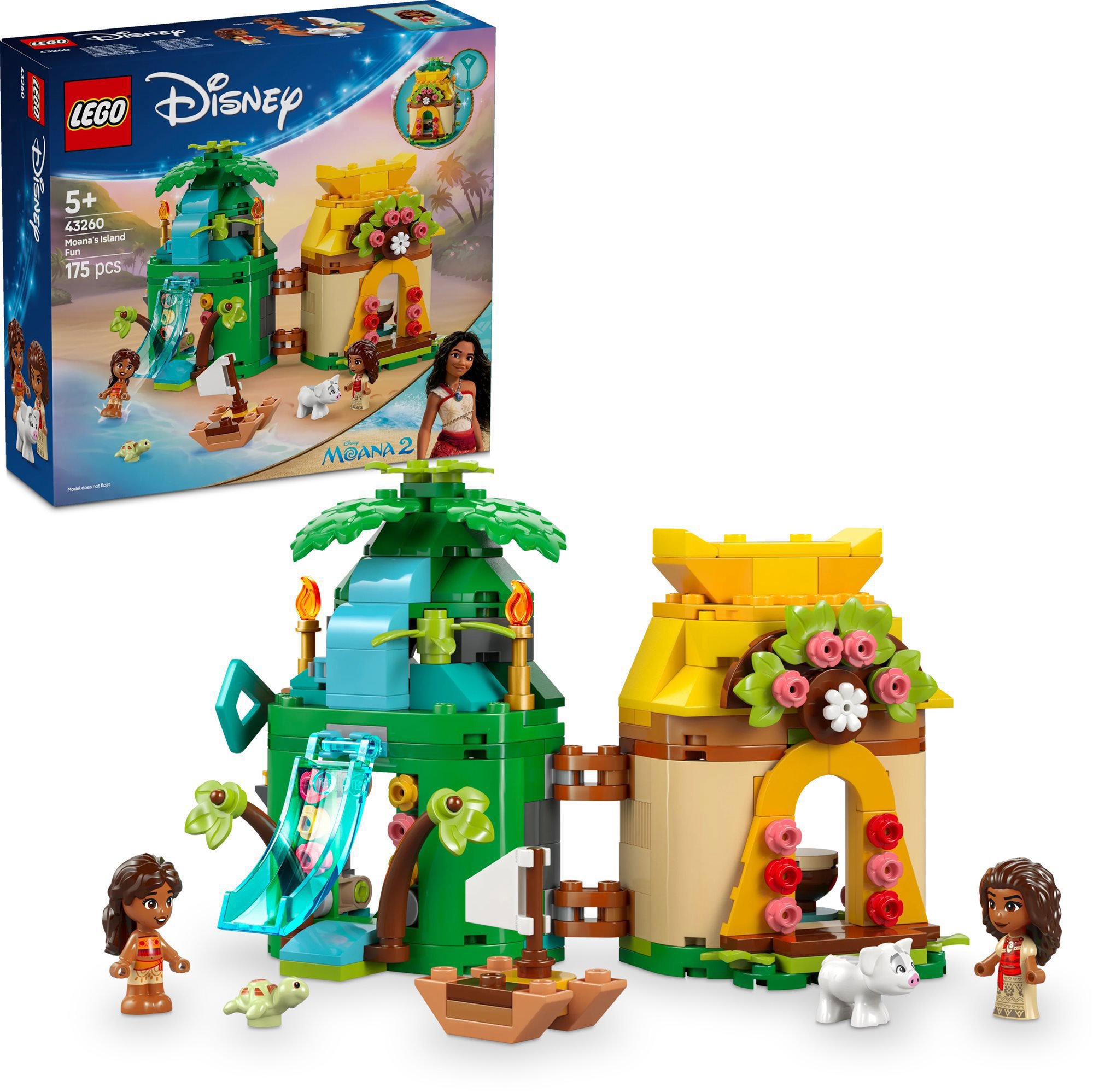 LEGO Disney Princess 43260 Vaiana a zábava na ostrově