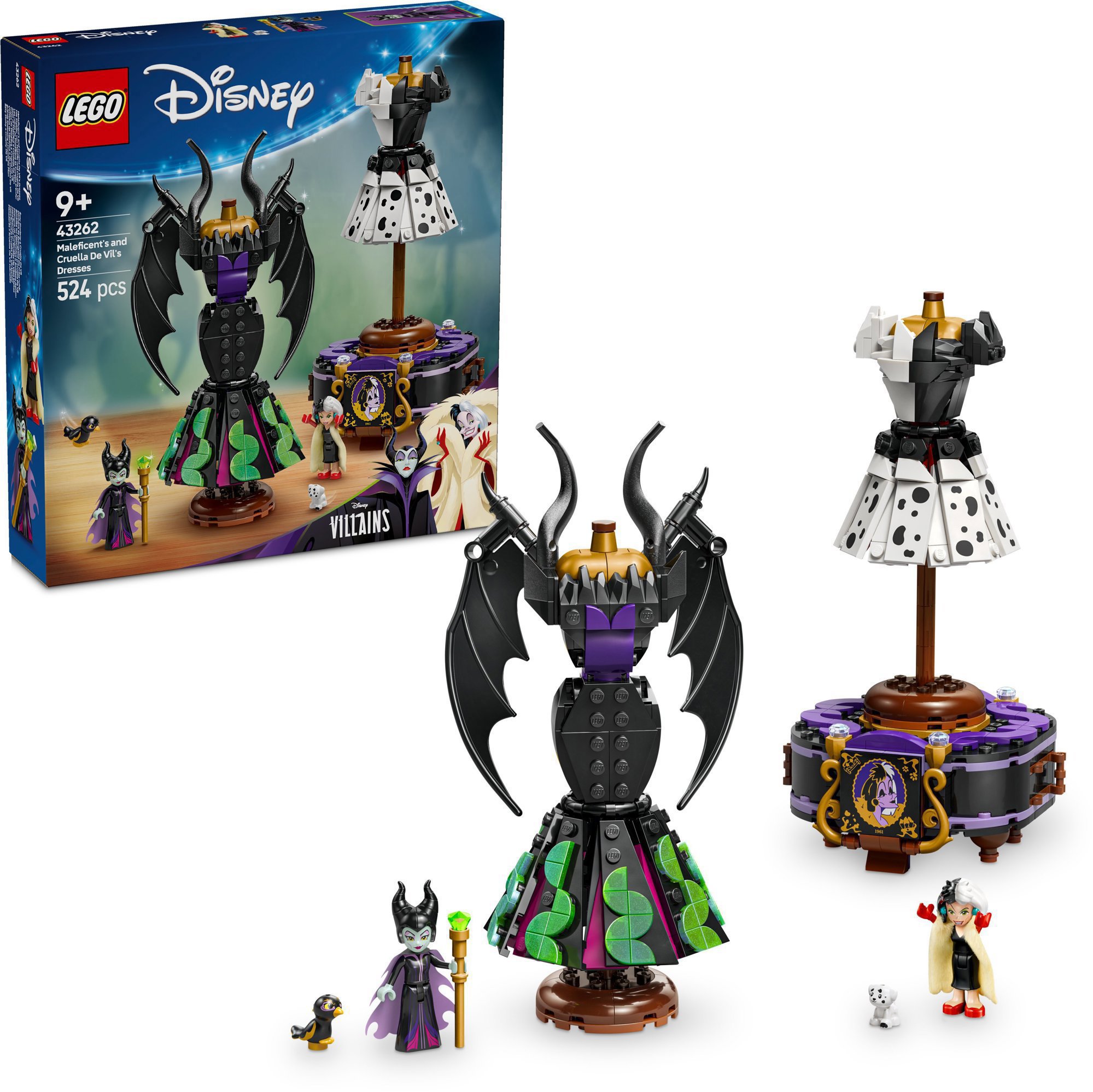 LEGO Disney Princess 43262 Šaty Zloby a Cruelly De Vil