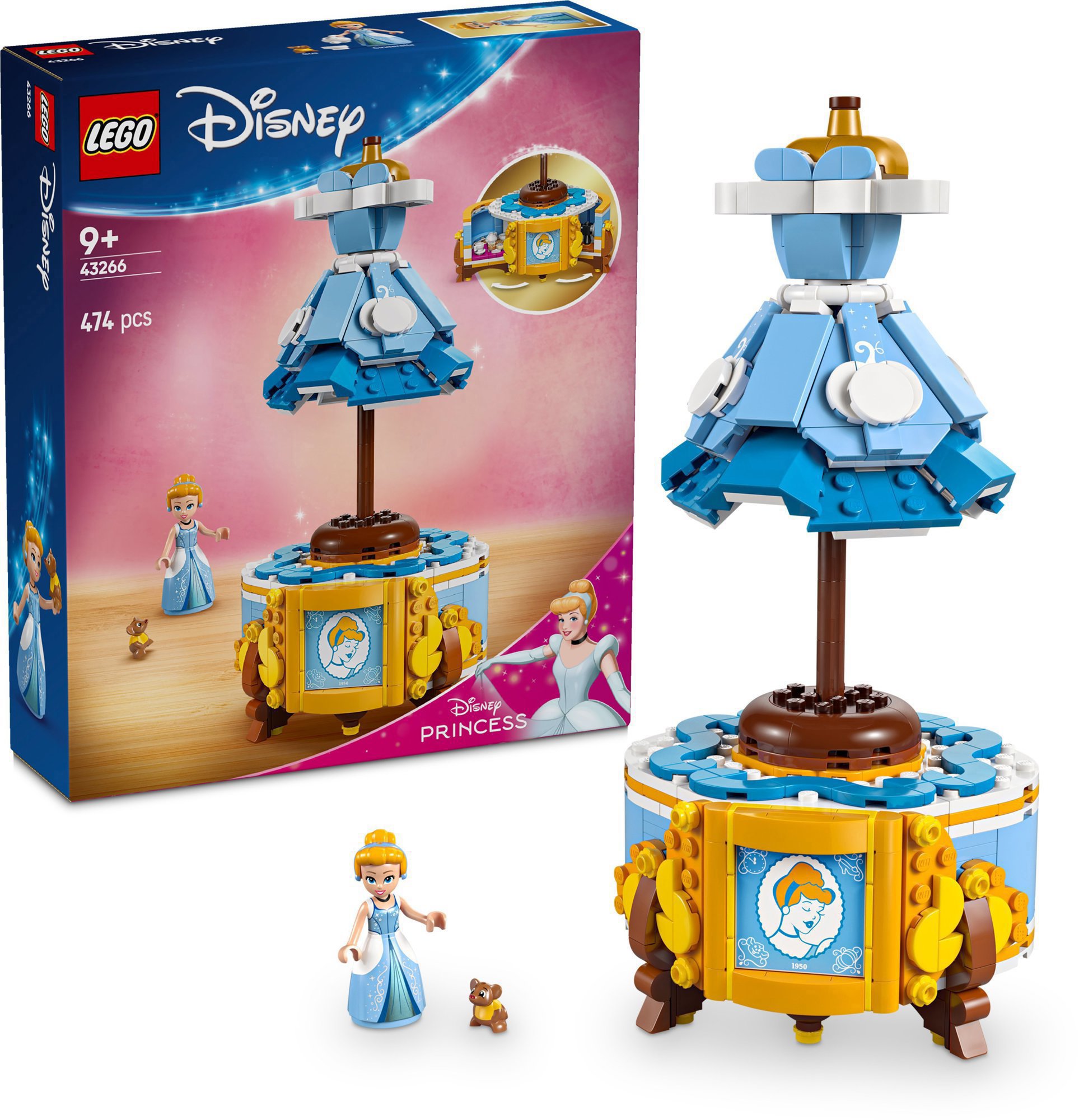 Popelčiny šaty - LEGO | Disney Princess 43266