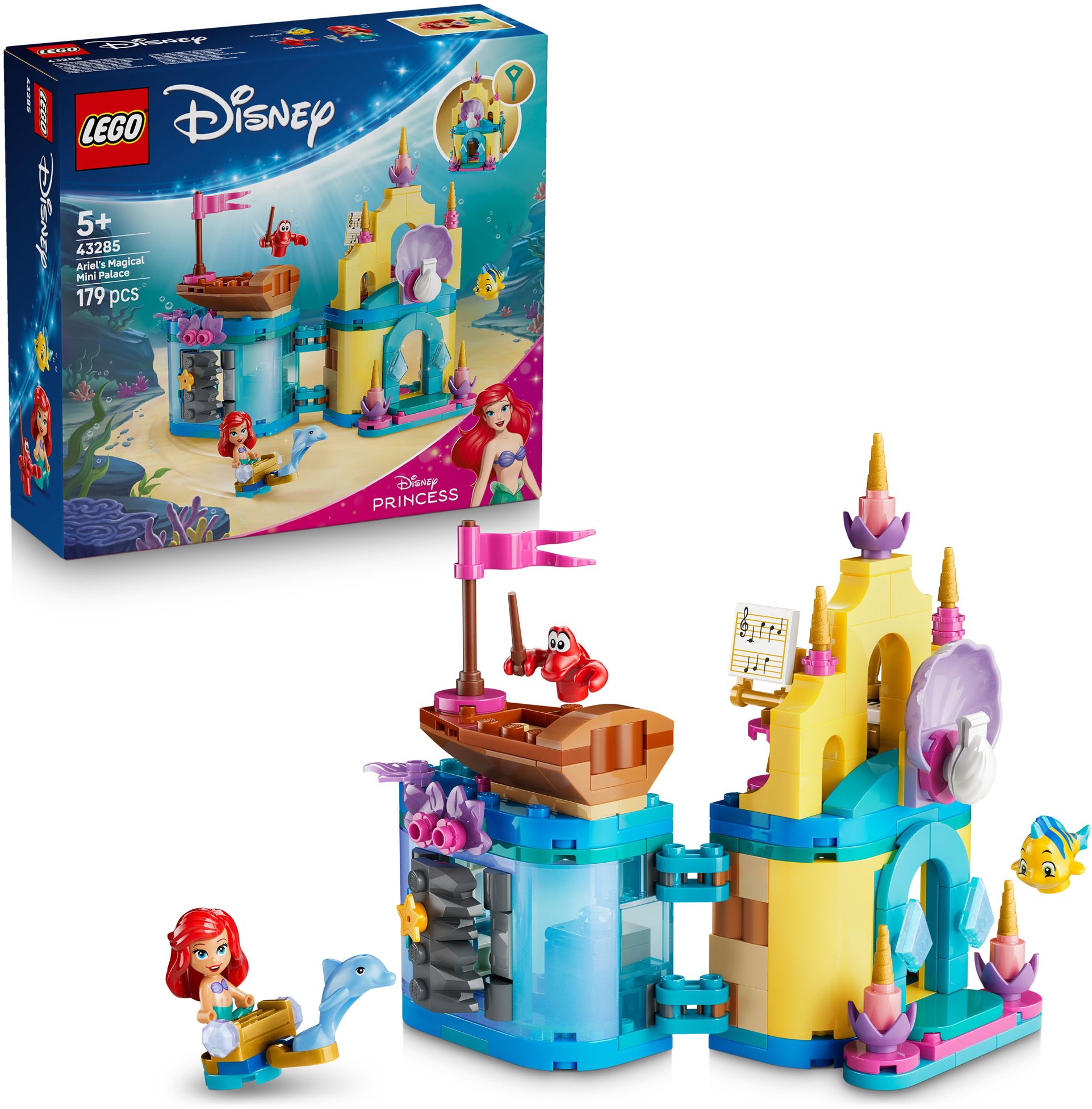 LEGO Disney Princess 43285 Ariel a její kouzelný miniaturní palác