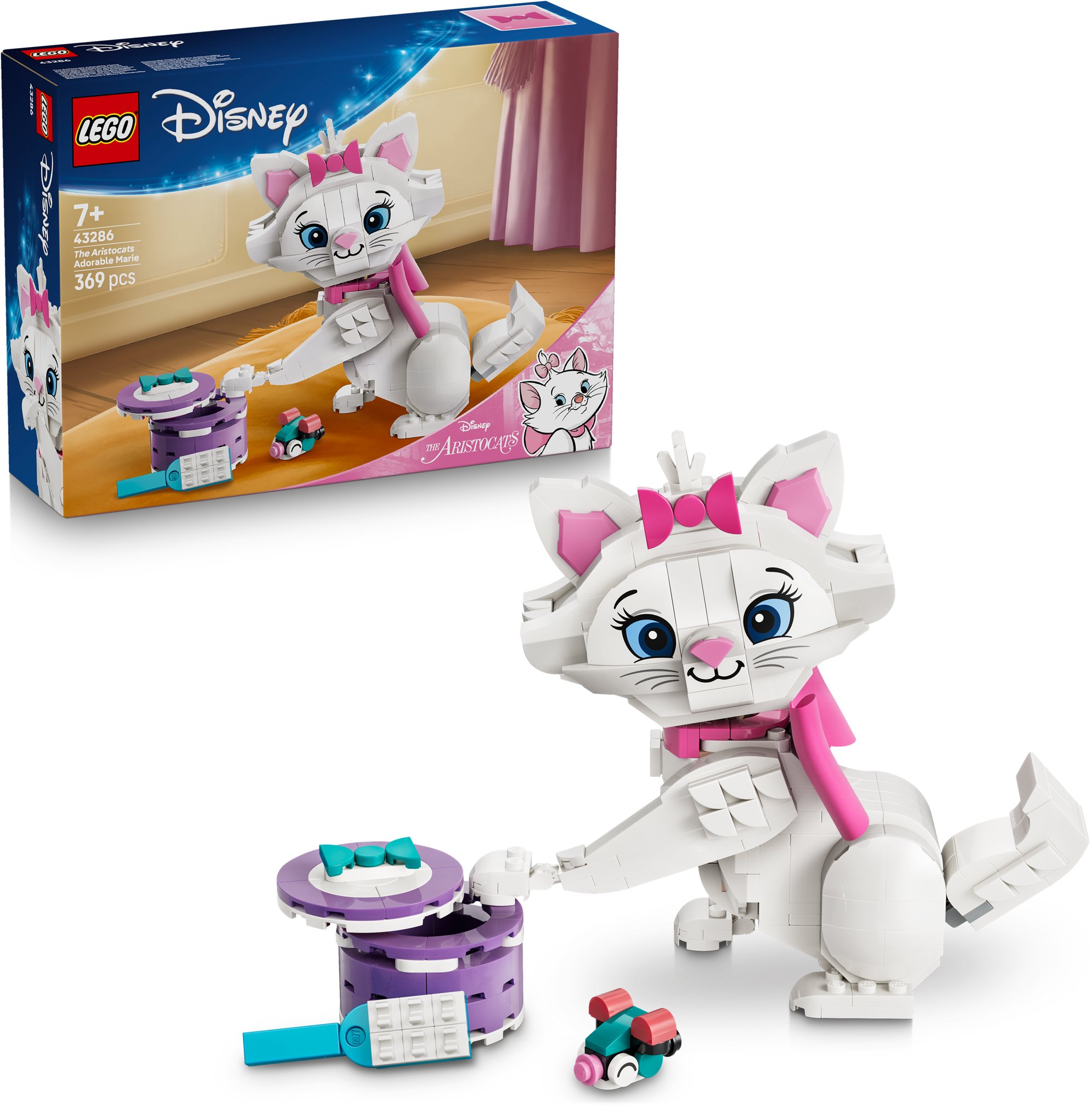 Stavebnice LEGO® Disney Classic 43286 Roztomilá Marie z filmu Aristokočky