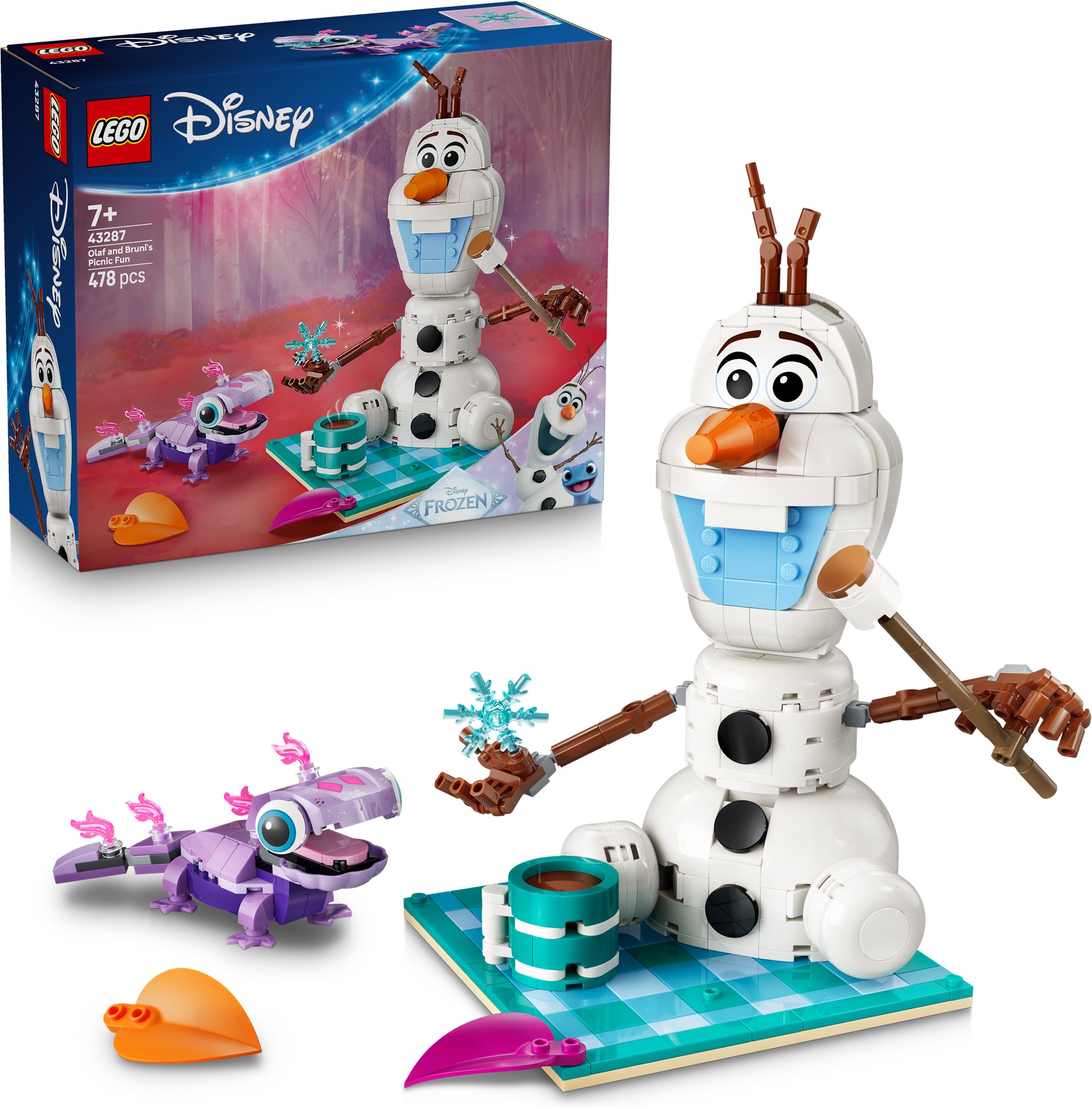 LEGO Disney Princess 43287 Olaf a Bruni na zábavném pikniku