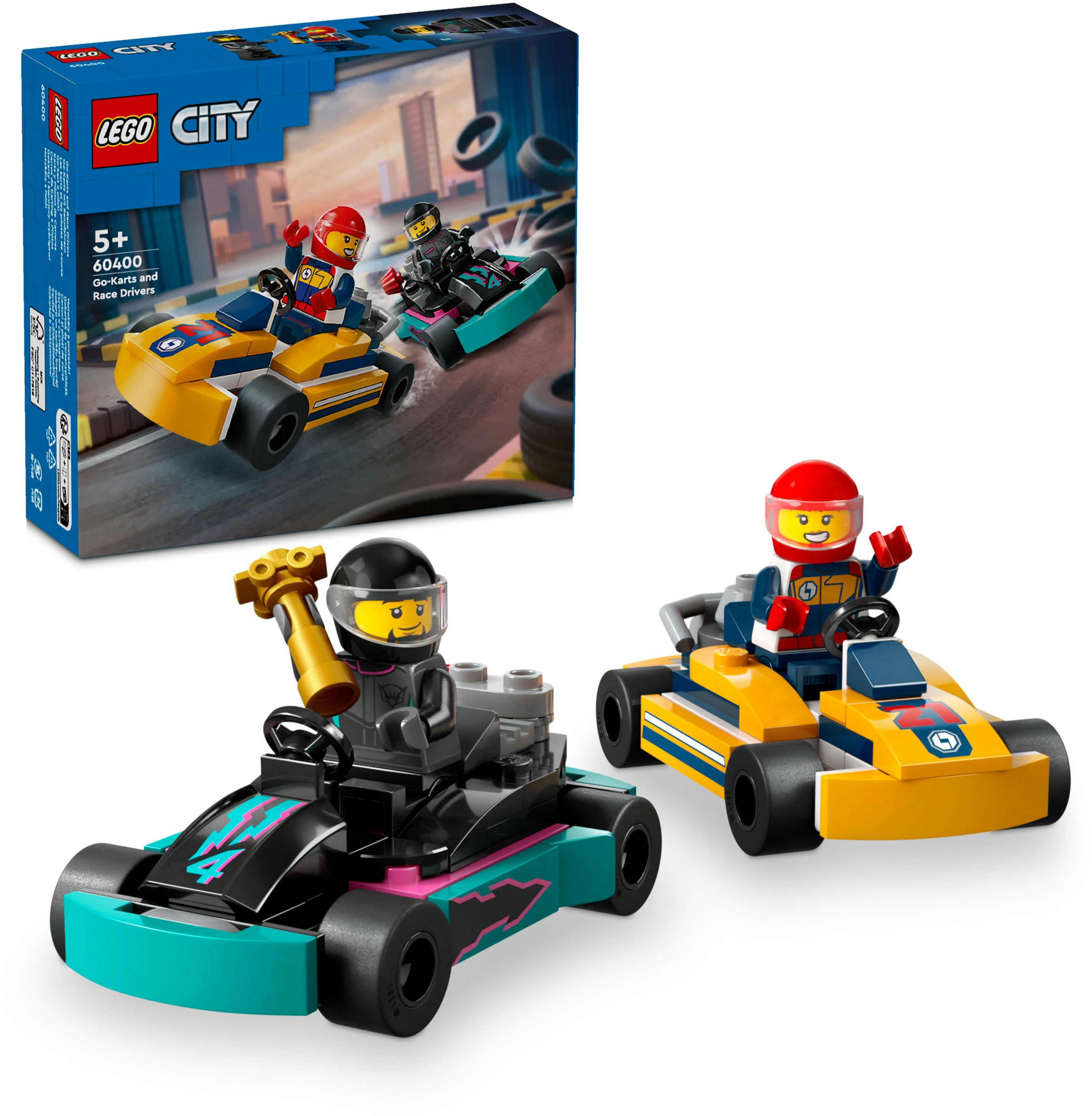 LEGO City 60400 Motokáry s řidiči