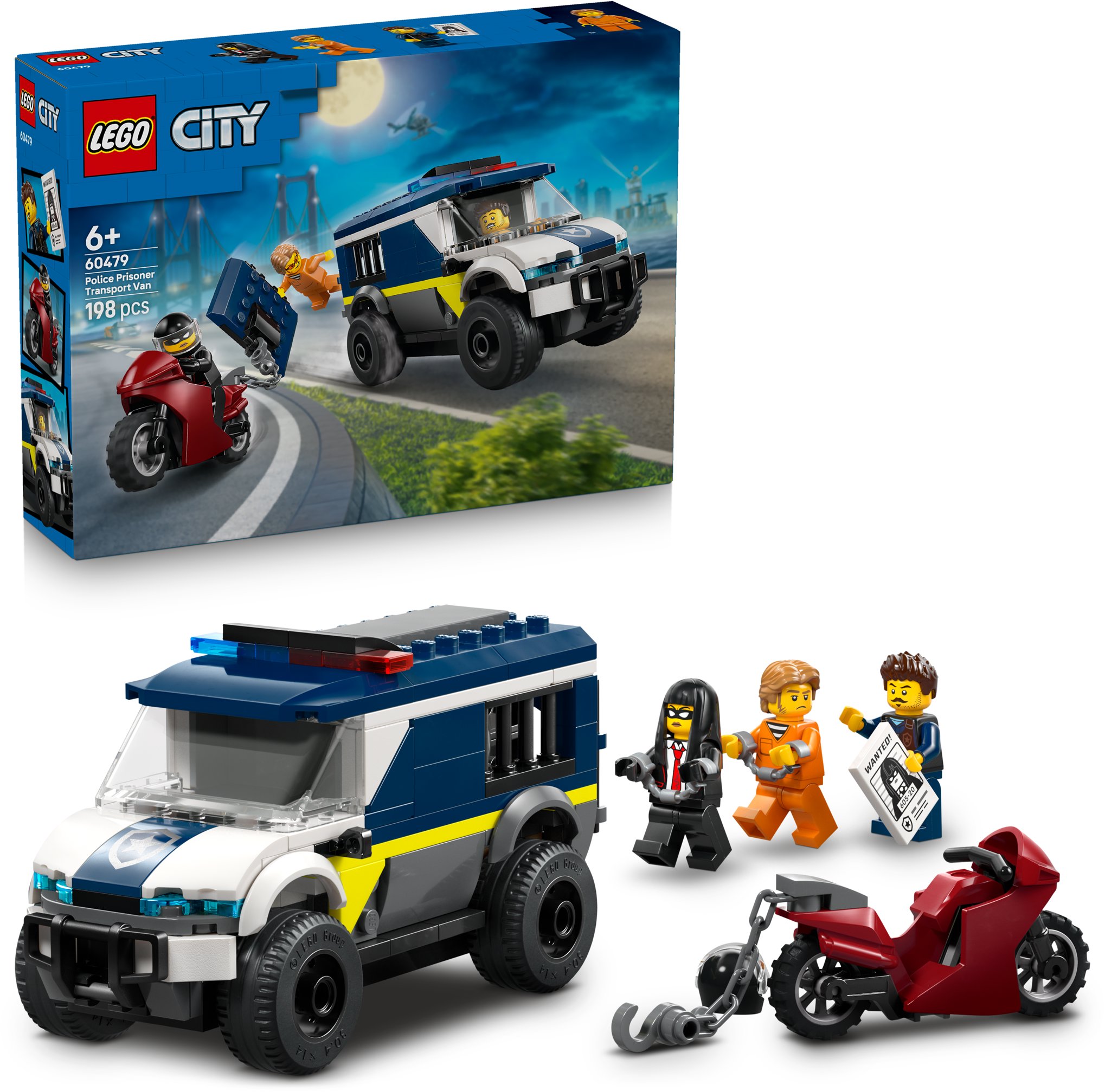 LEGO City 60479 - Policejní dodávka pro převoz vězňů