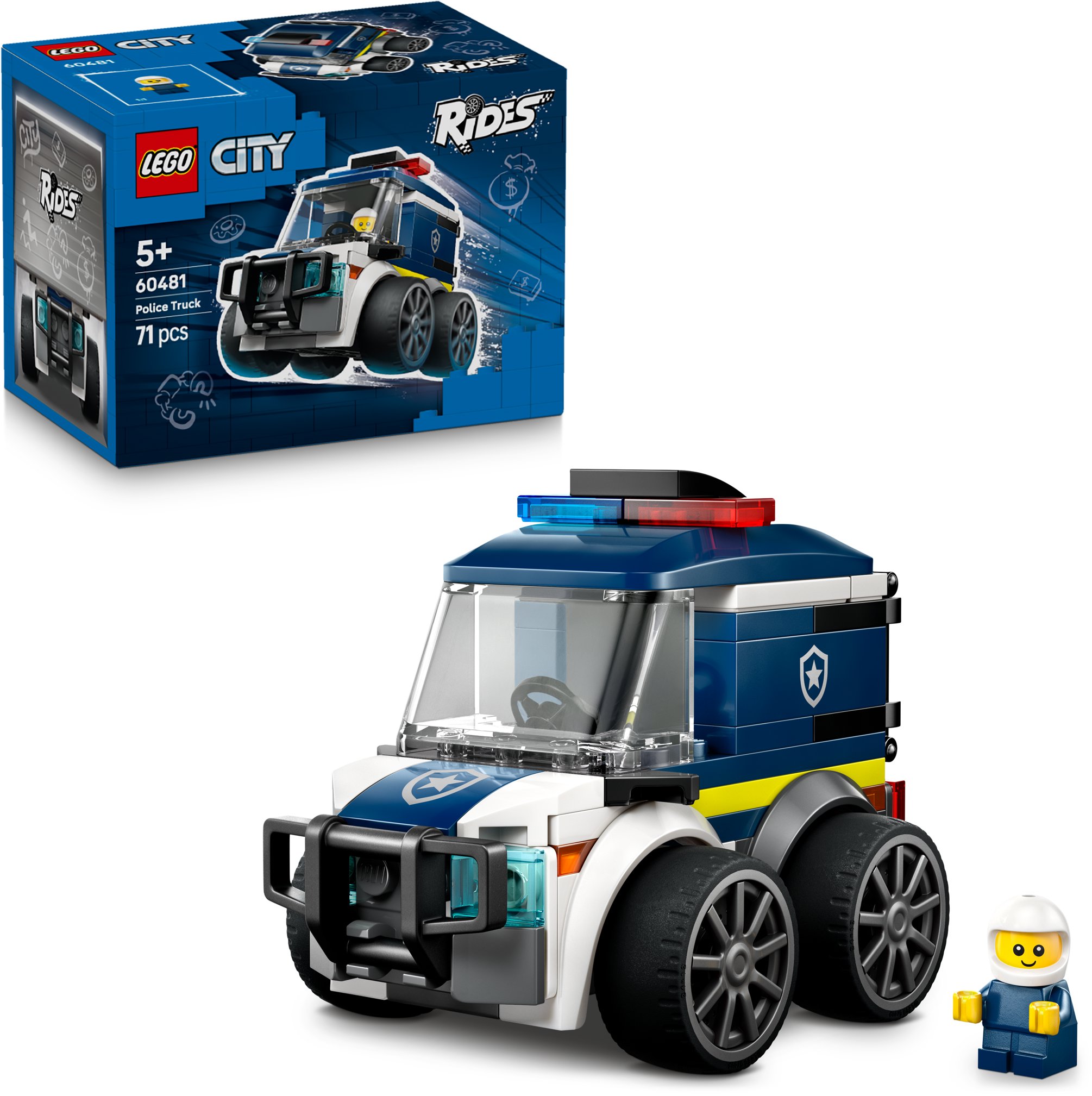 LEGO&reg; City 60481 Autíčka – Policejní dodávka