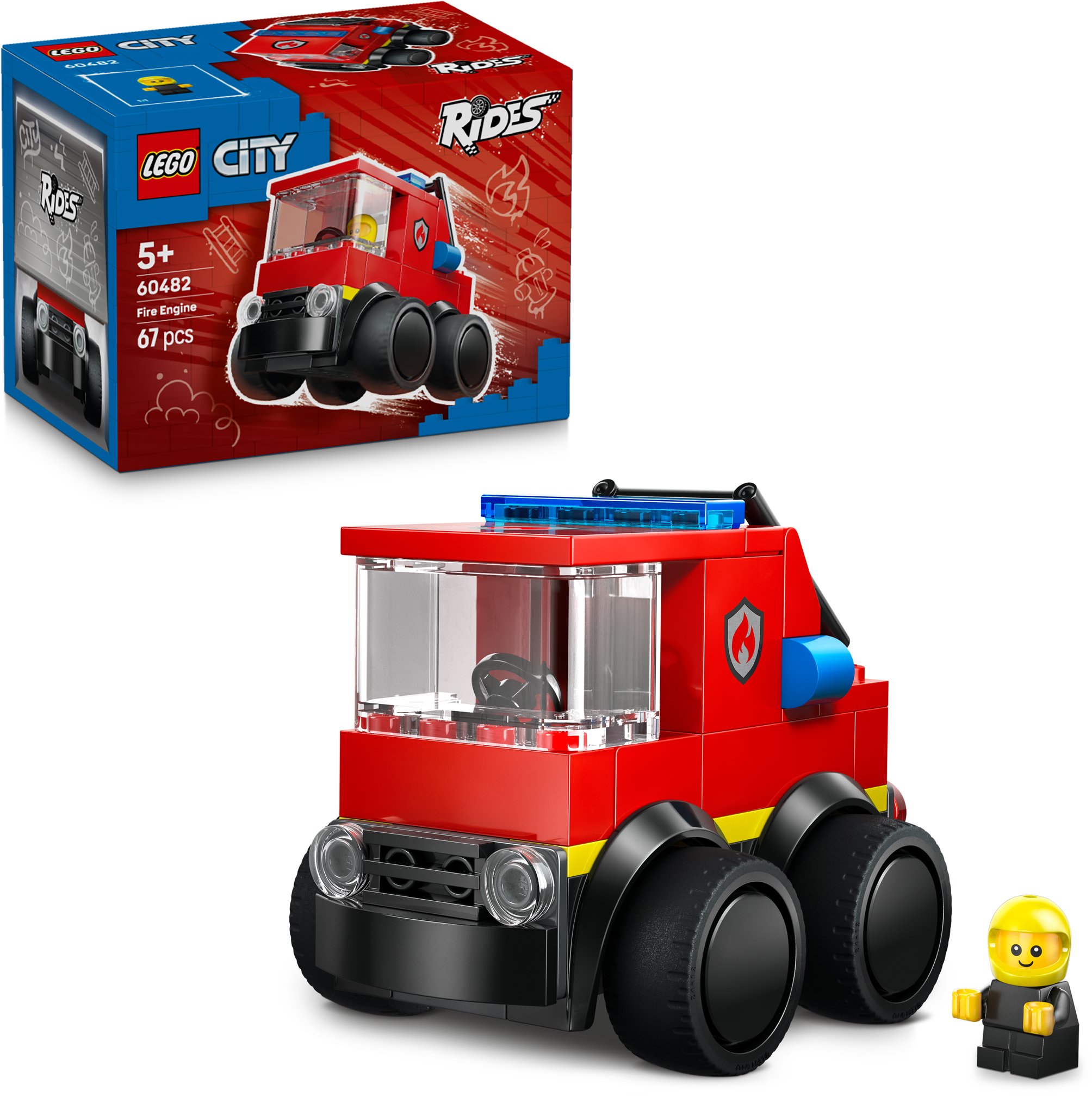 LEGO City 60482 Autíčka – Hasičské auto