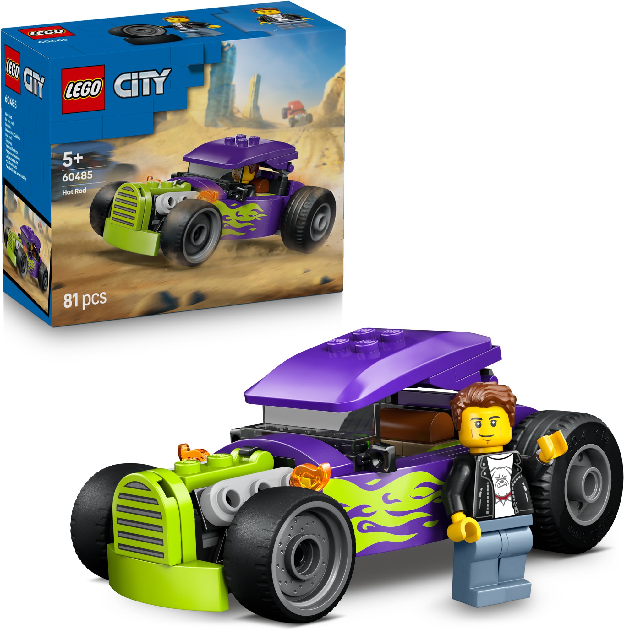 LEGO City 60485 Hot rod - skvělá stavebnice pro děti