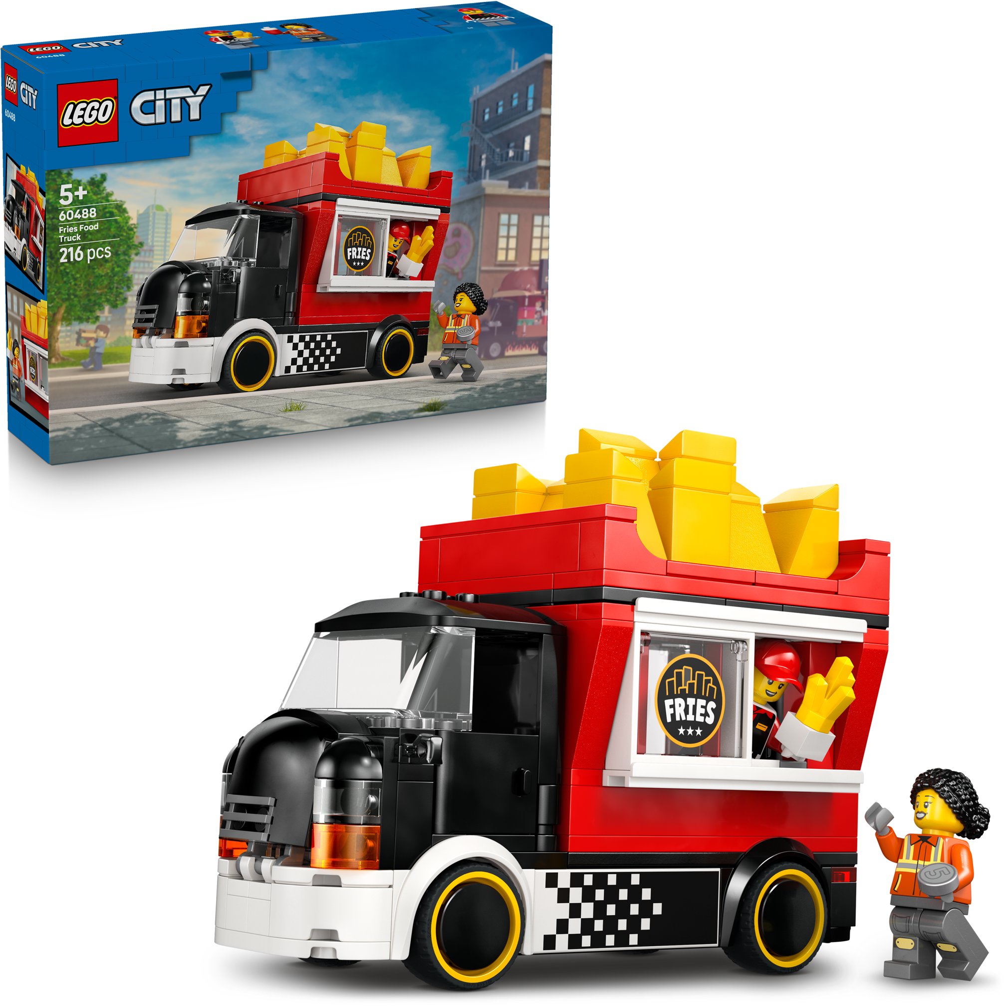 Úžasný model LEGO City 60488 Pojízdné občerstvení s hranolky