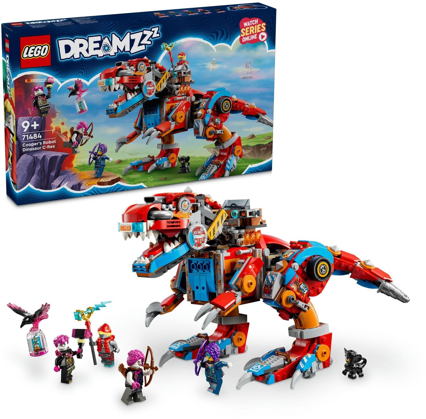 LEGO DREAMZzz 71484 Cooper a robotický dinosaurus C-rex