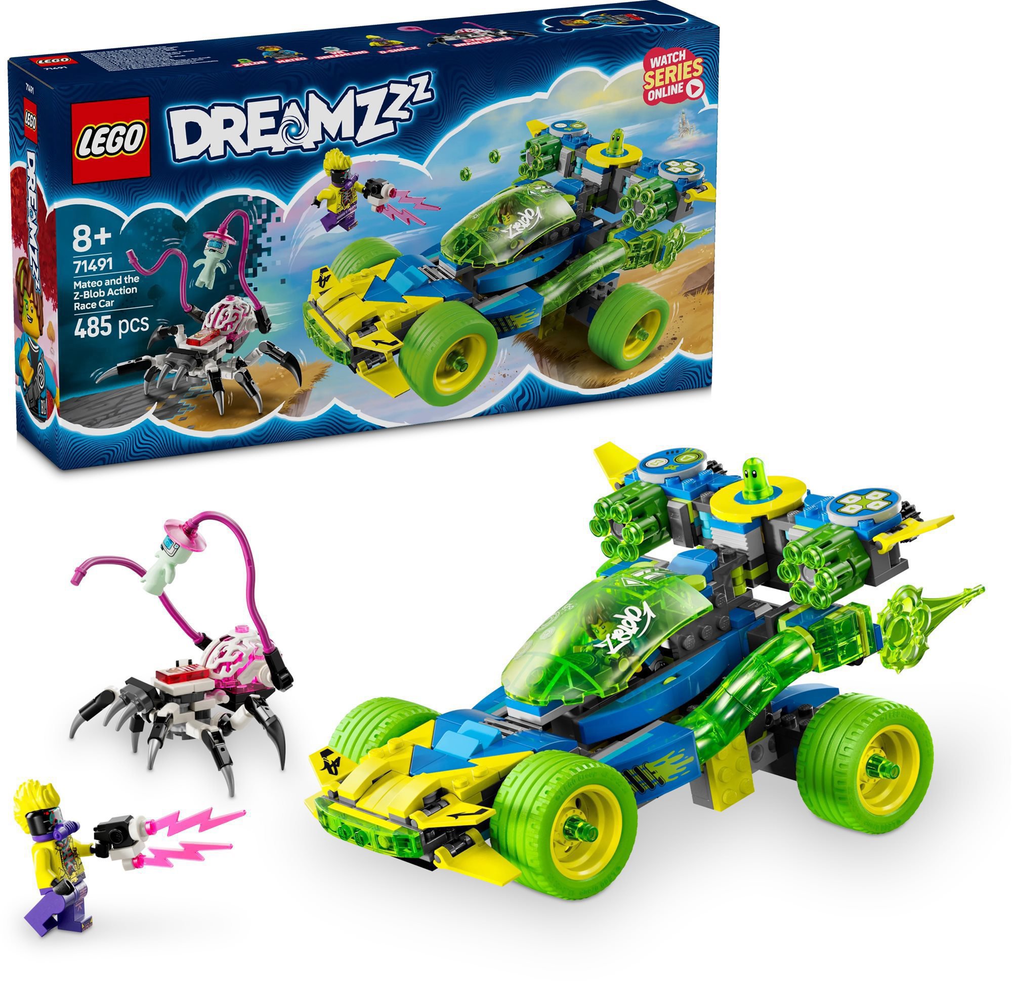 LEGO® DREAMZzz™ 71491 Mateo a akční závodní auto Z-Flek