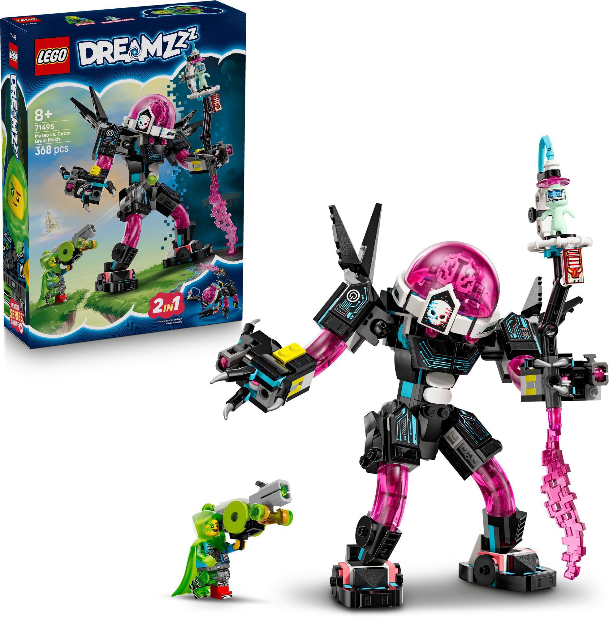 LEGO DREAMZzz 71495 Mateo vs. Kybermozkový robot