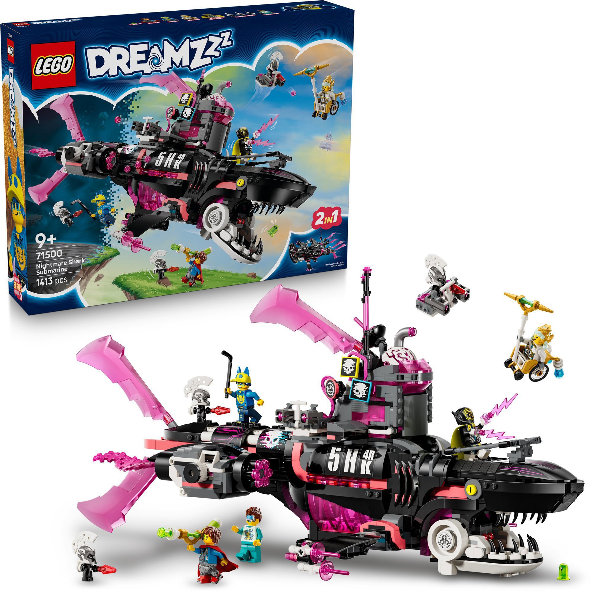 LEGO® DREAMZzz™ 71500 Žraločkoponorka z nočních můr - stavebnice pro děti