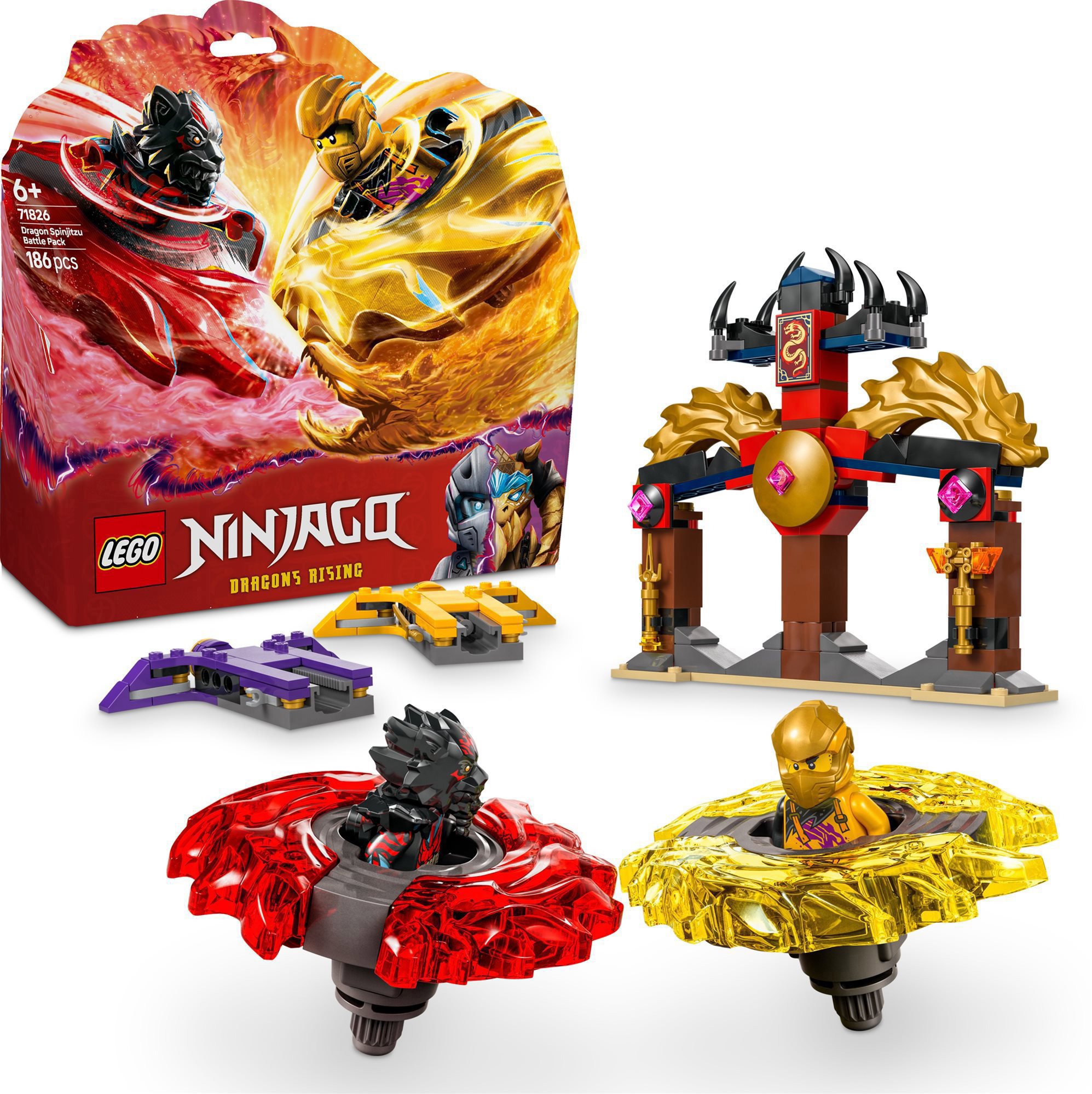 LEGO NINJAGO 71826 Bitevní balíček dračího Spinjitzu