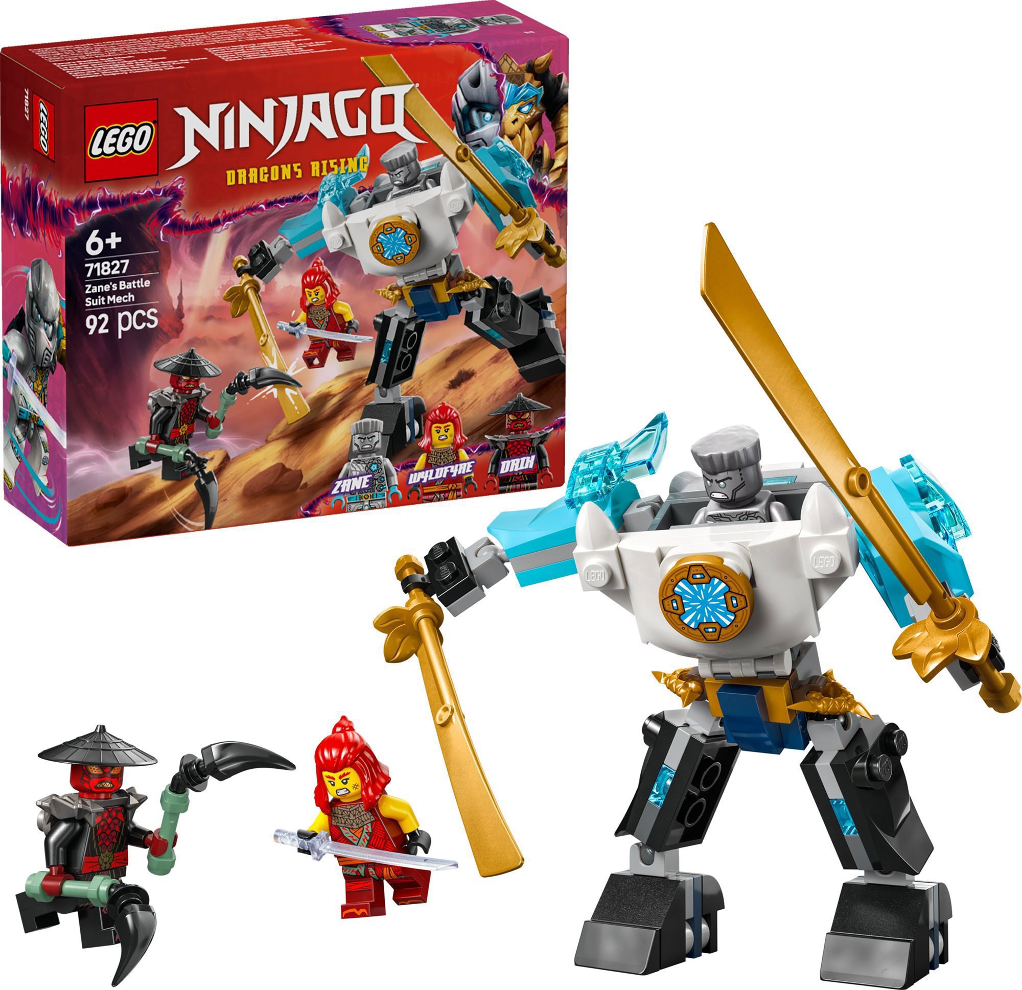 LEGO NINJAGO Zaneův bojový robotický oblek