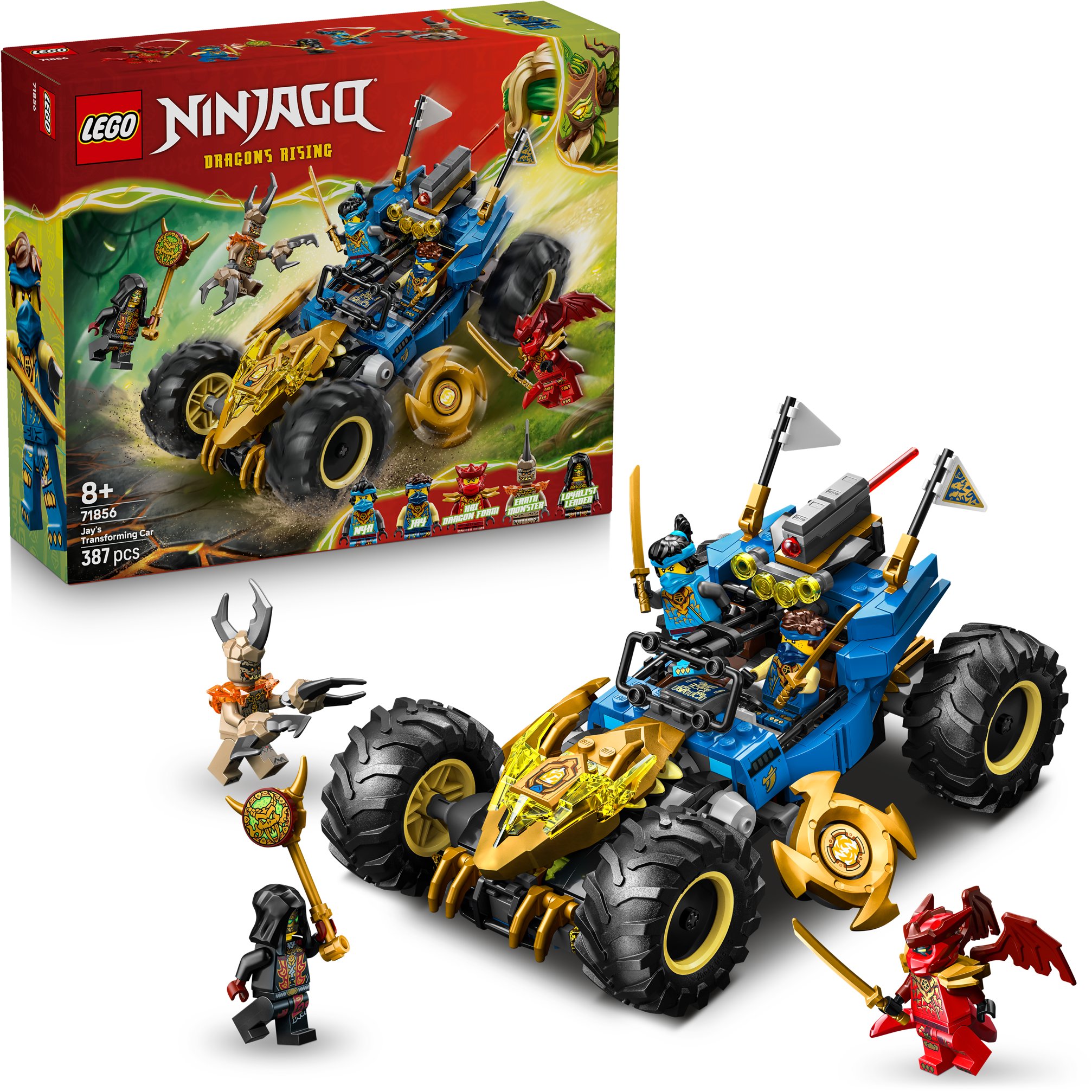 LEGO NINJAGO 71856 - Jay a jeho transformační auto