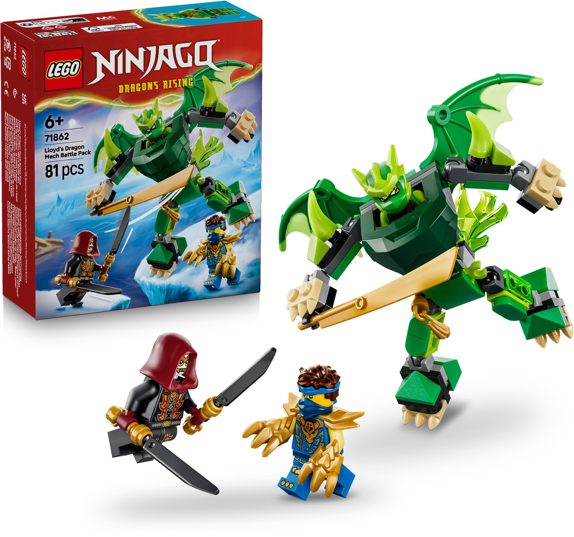 LEGO® NINJAGO® 71862 Bojový balíček: Lloydův dračí oblek