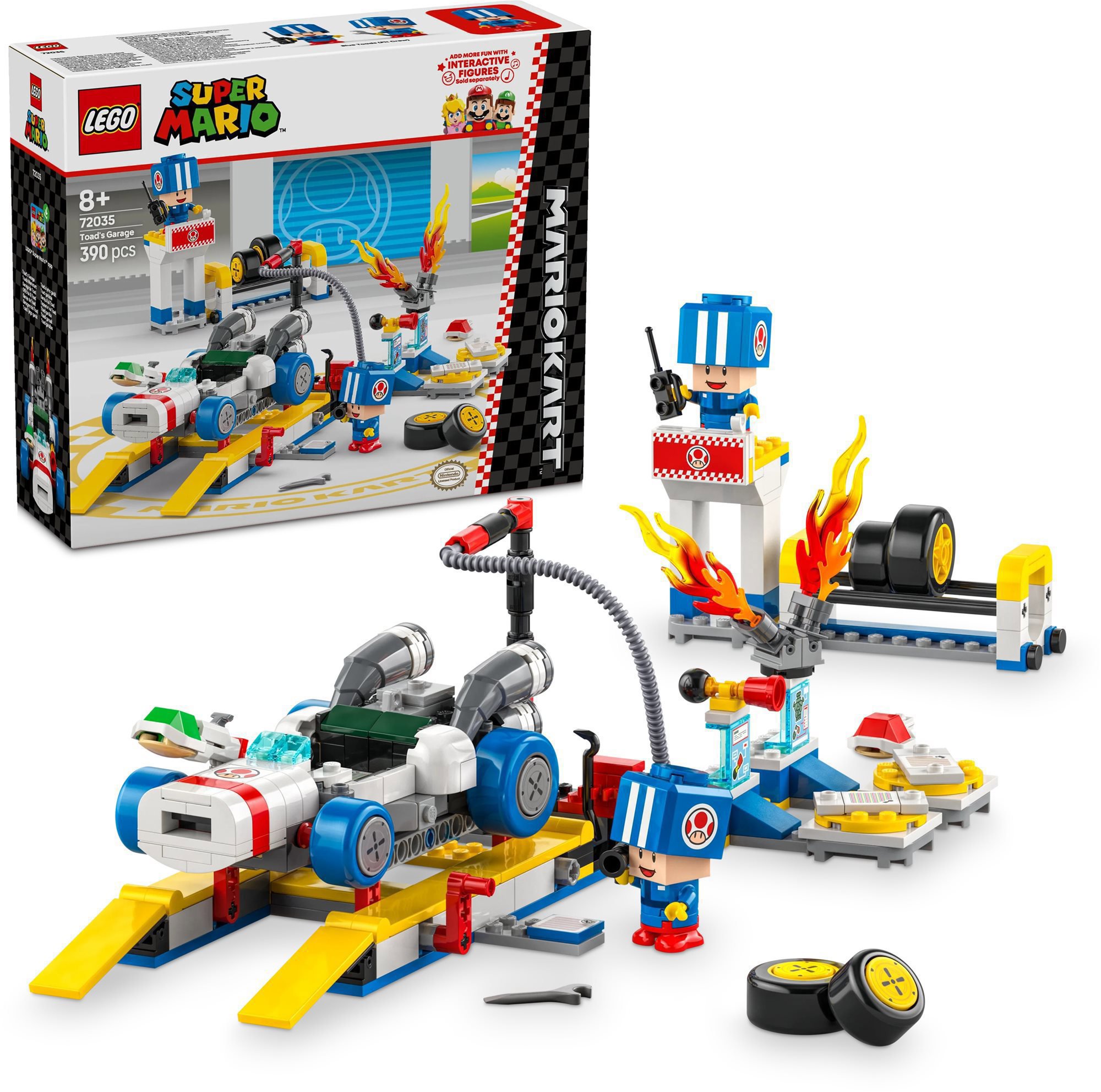 LEGO Super Mario 72035 Mario Kart - Toad a jeho garáž