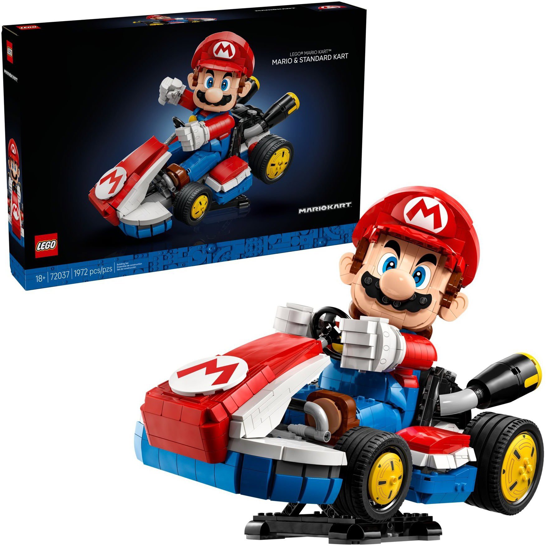 LEGO Super Mario Mario Kart s figurkou Maria a závodní dráhou