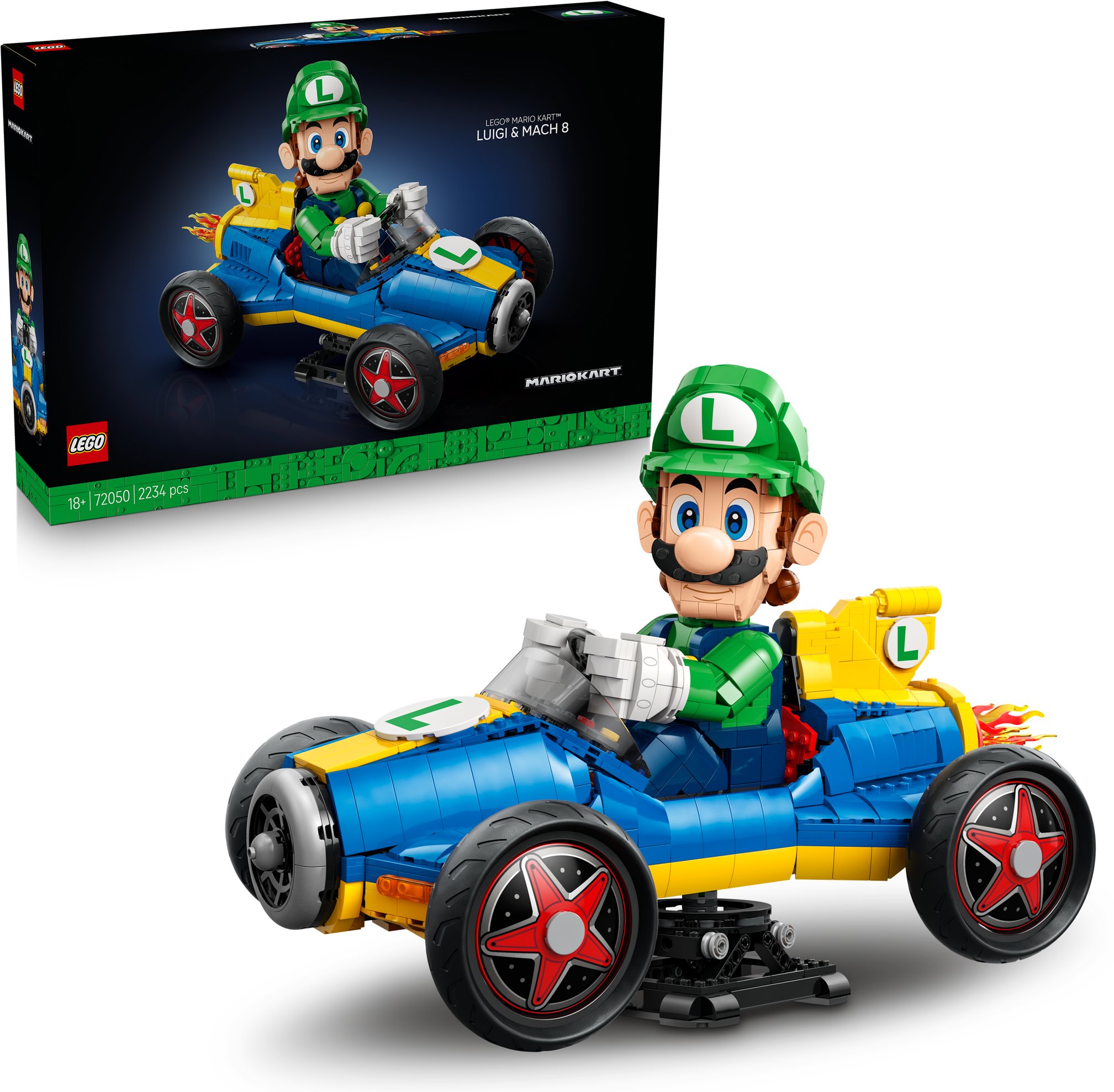 LEGO Super Mario™ 72050 Mario Kart™ – Luigi a Mach 8