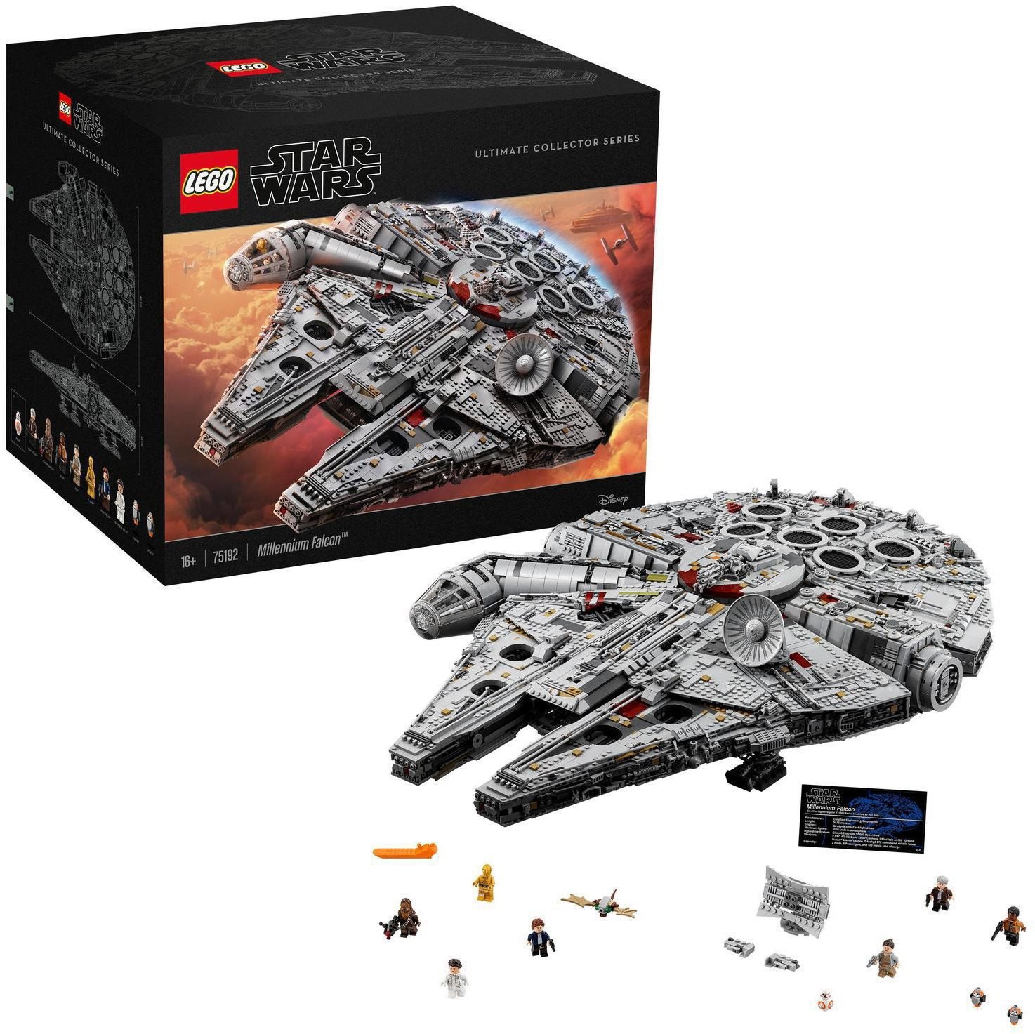 LEGO Star Wars 75192 Millennium Falcon detailní model