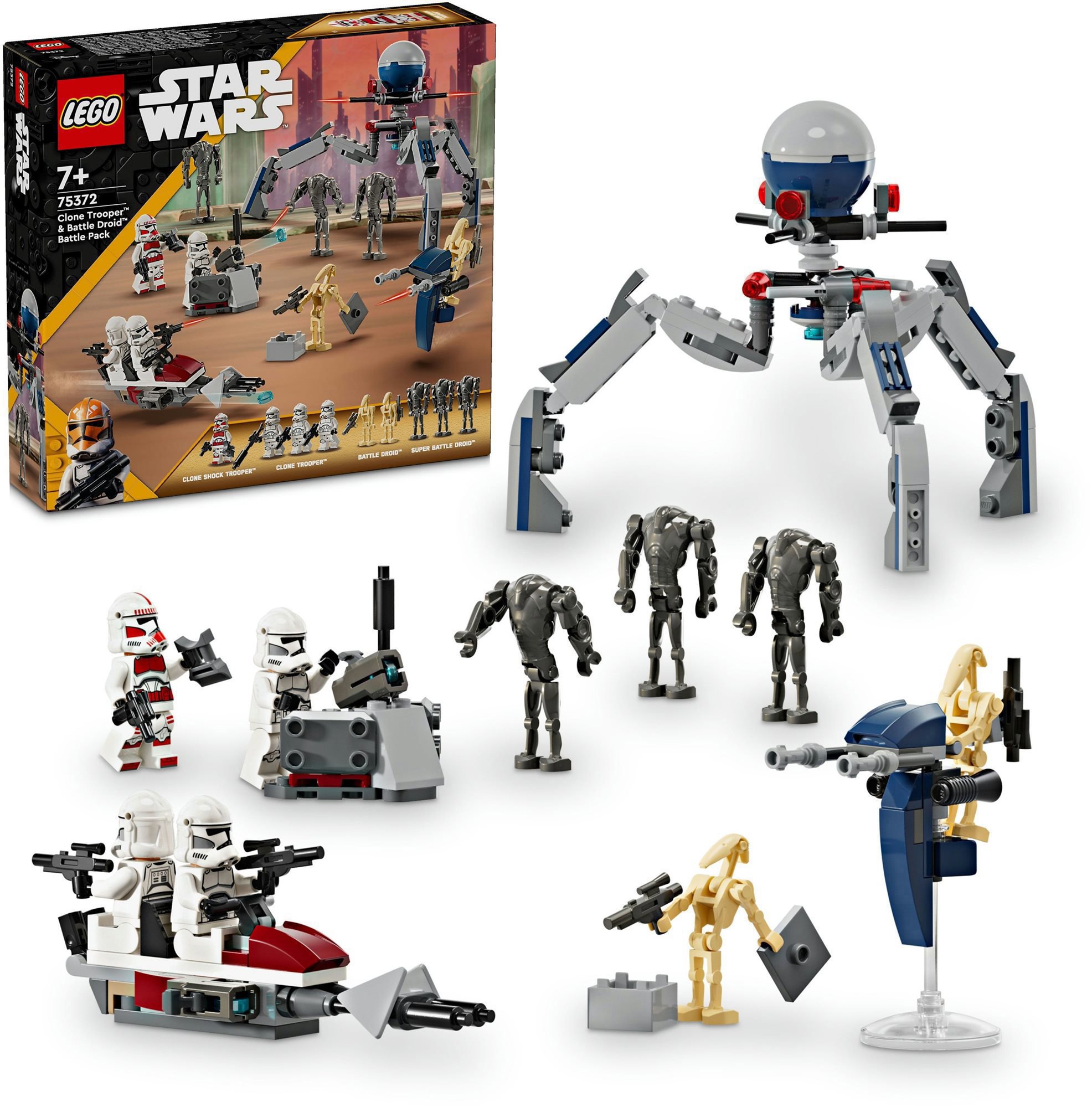 LEGO® Star Wars™ 75372 Bitevní balíček klonového vojáka a bitevního droida