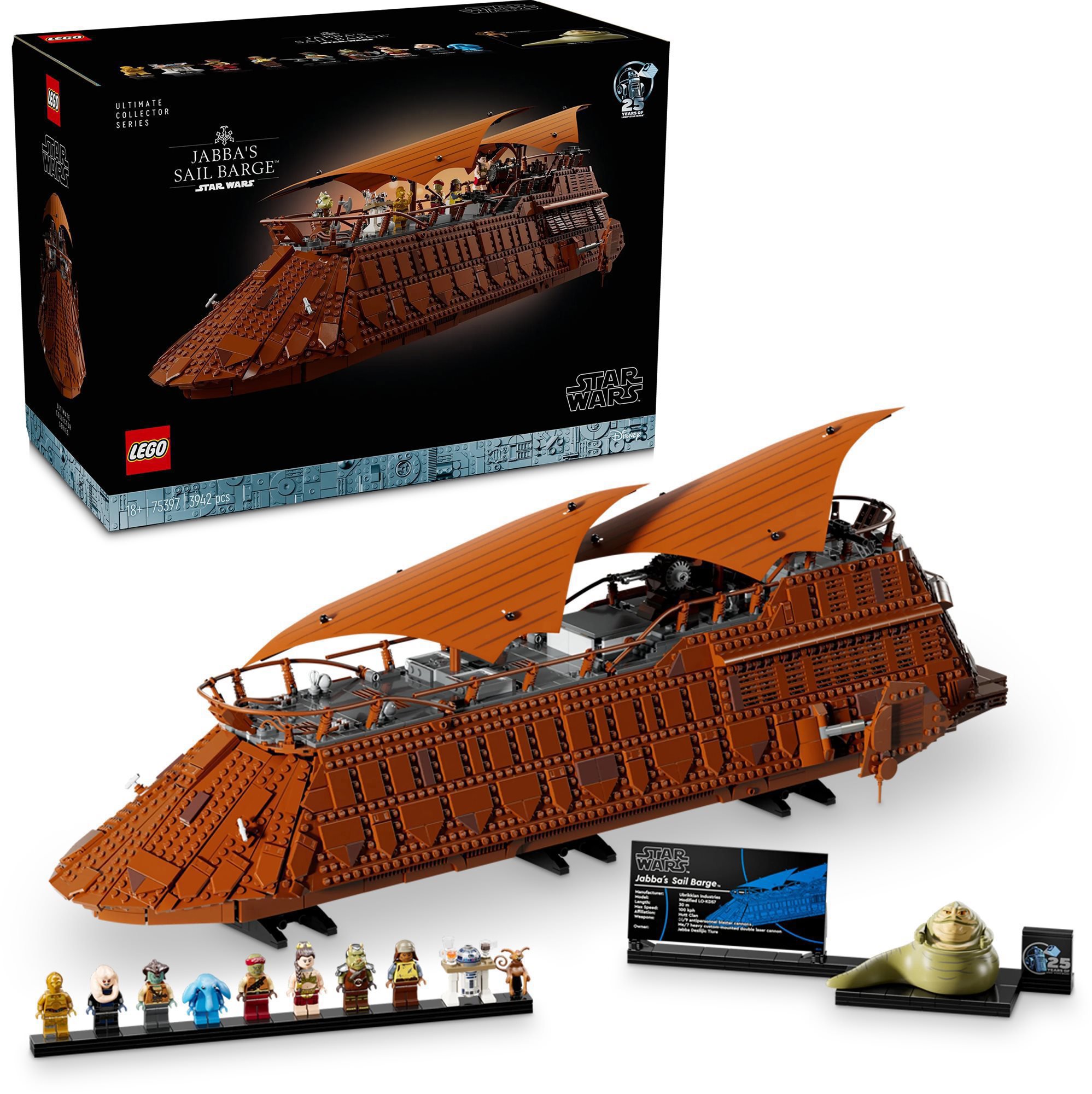 LEGO Star Wars Jabbův nákladní člun s minifigurkami