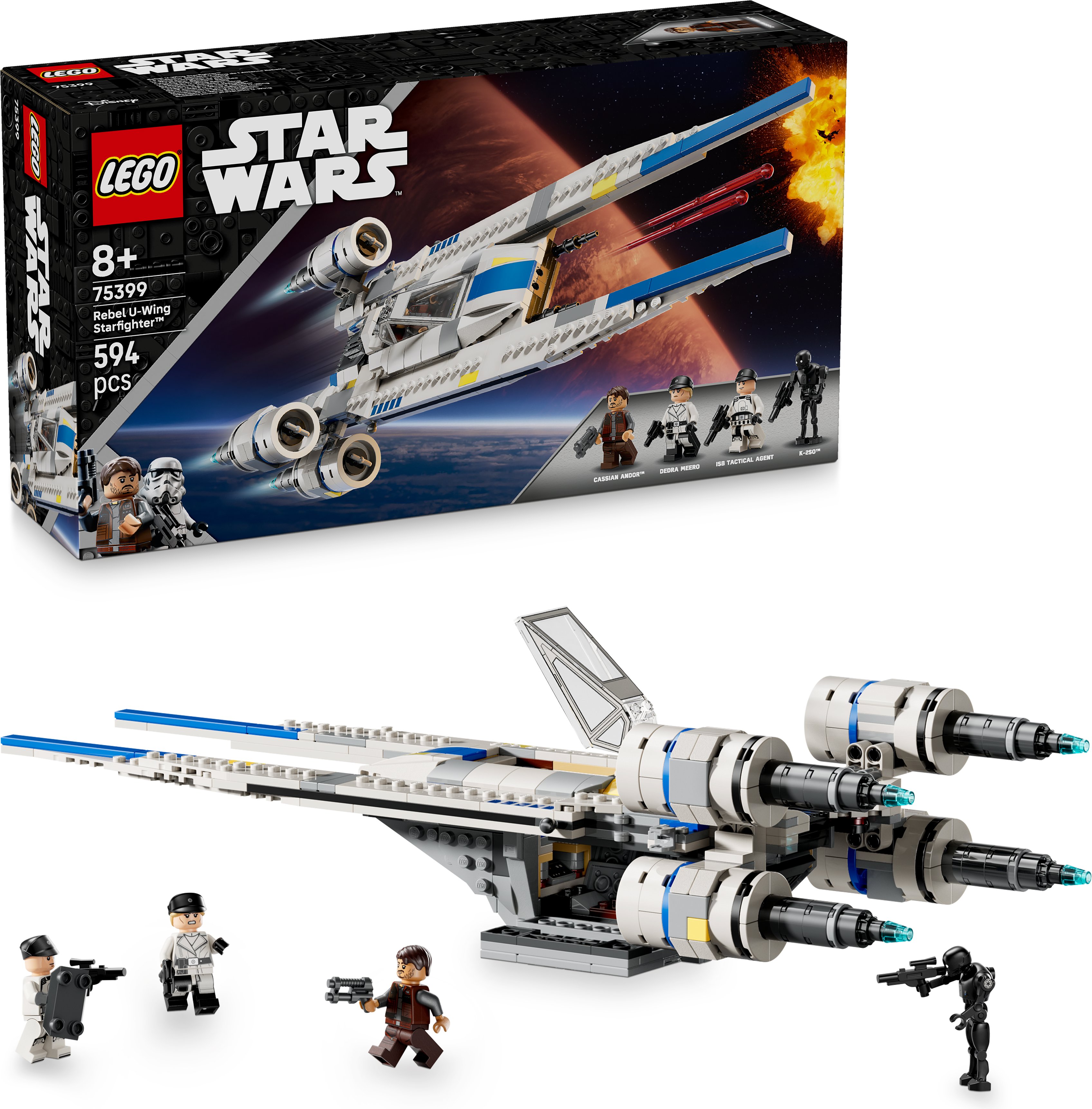 LEGO Star Wars Povstalecká stíhačka U-wing s minifigurkami