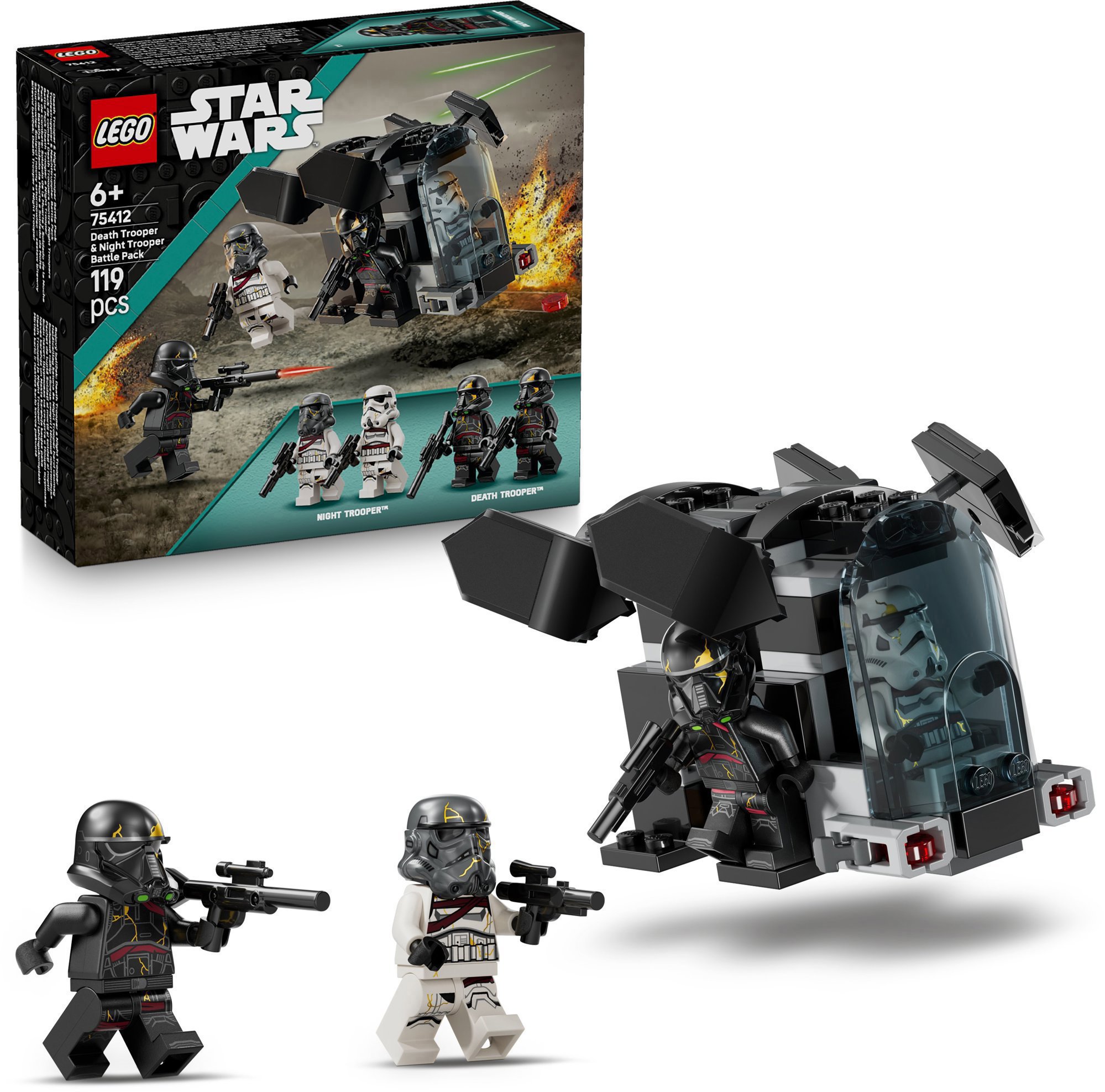 LEGO® Star Wars™ 75412 - úžasný bitevní balíček s Death Trooperem a Night Trooperem