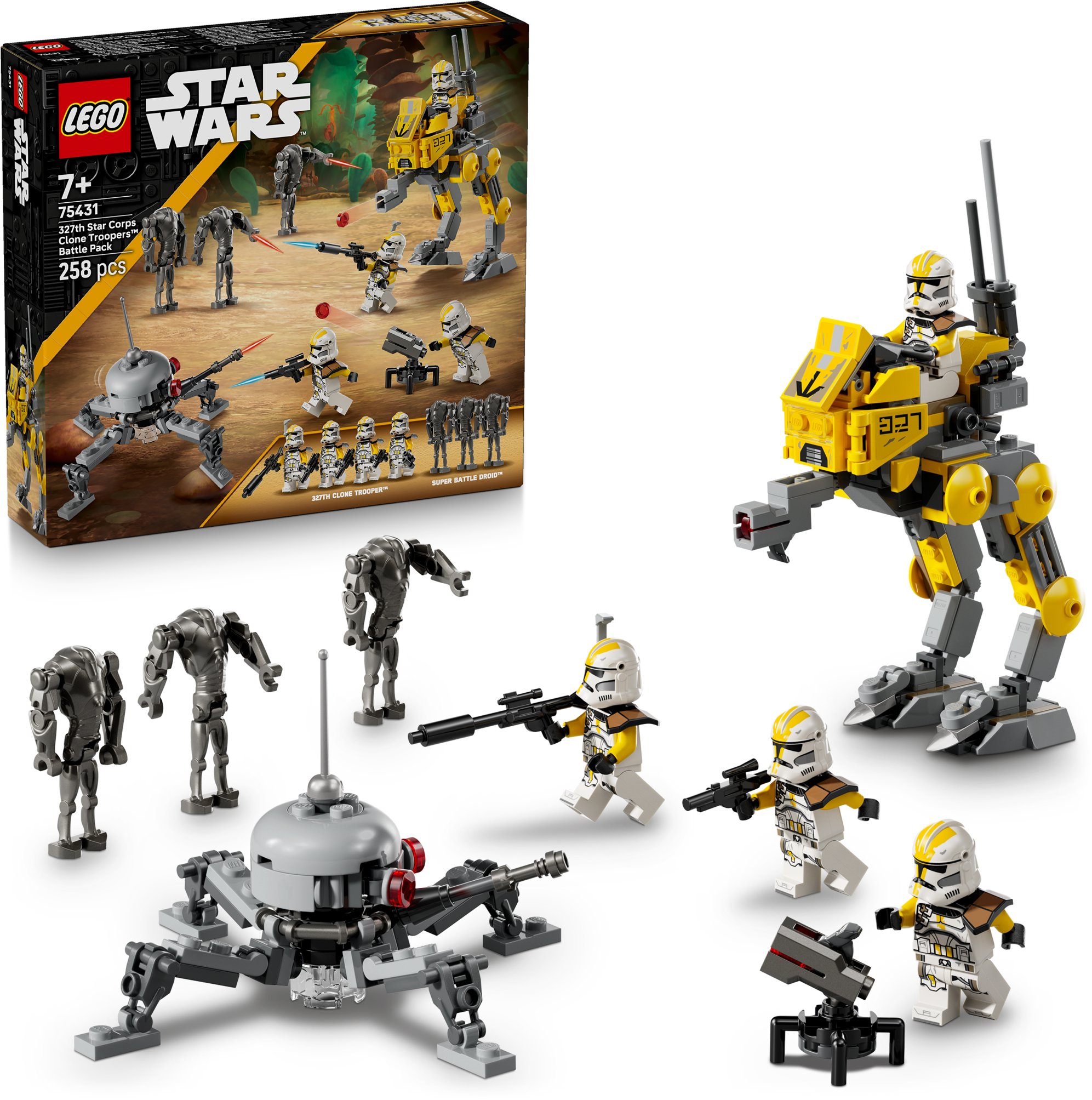 LEGO Star Wars 75431 Bitevní balíček klonovaných vojáků z 327. hvězdného sboru