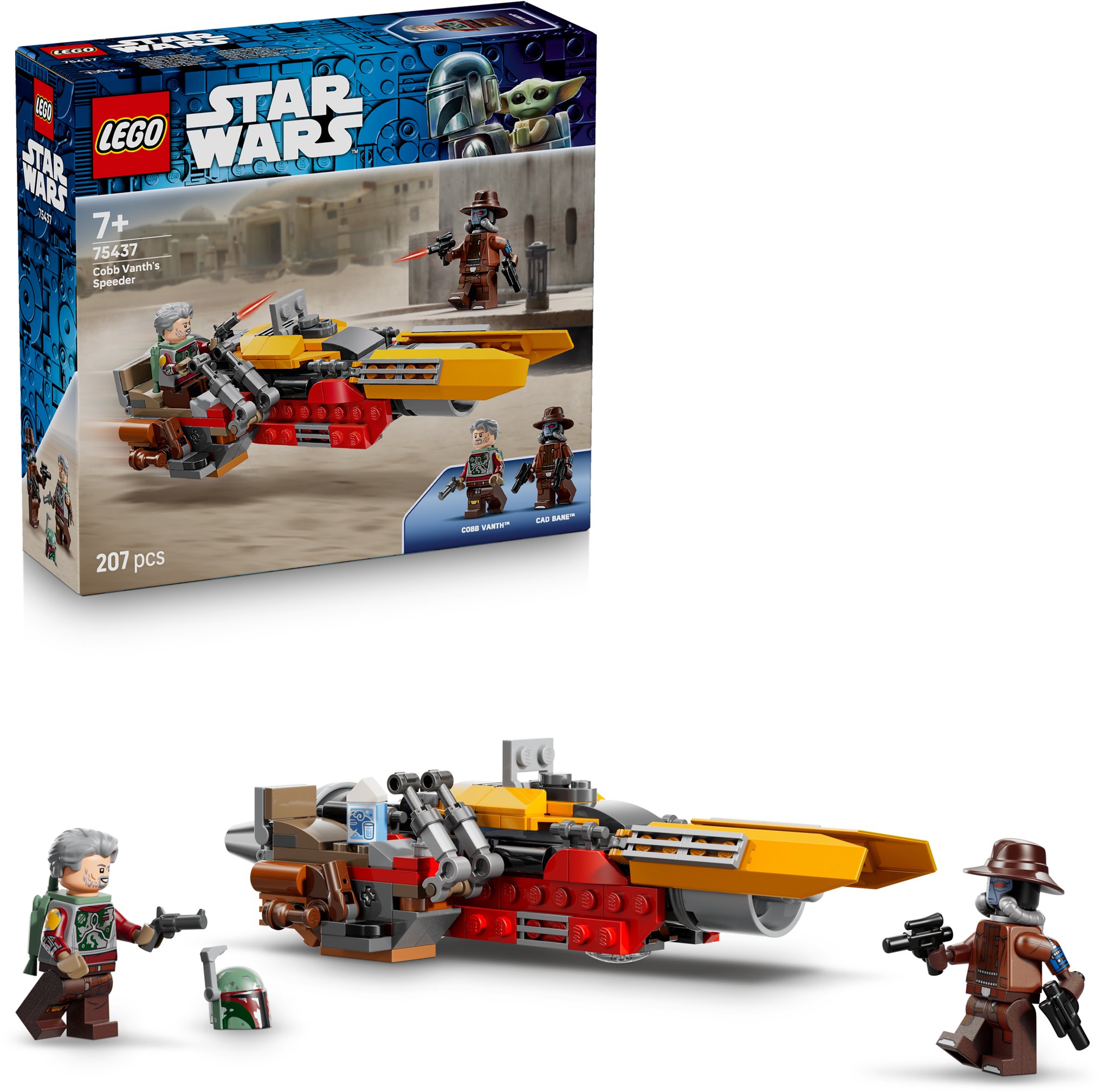 LEGO Star Wars 75437 Cobb Vanth a spídr