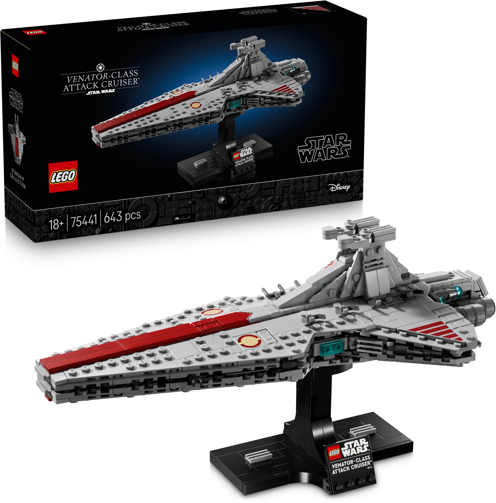 LEGO Star Wars Útočný křižník třídy Venator model