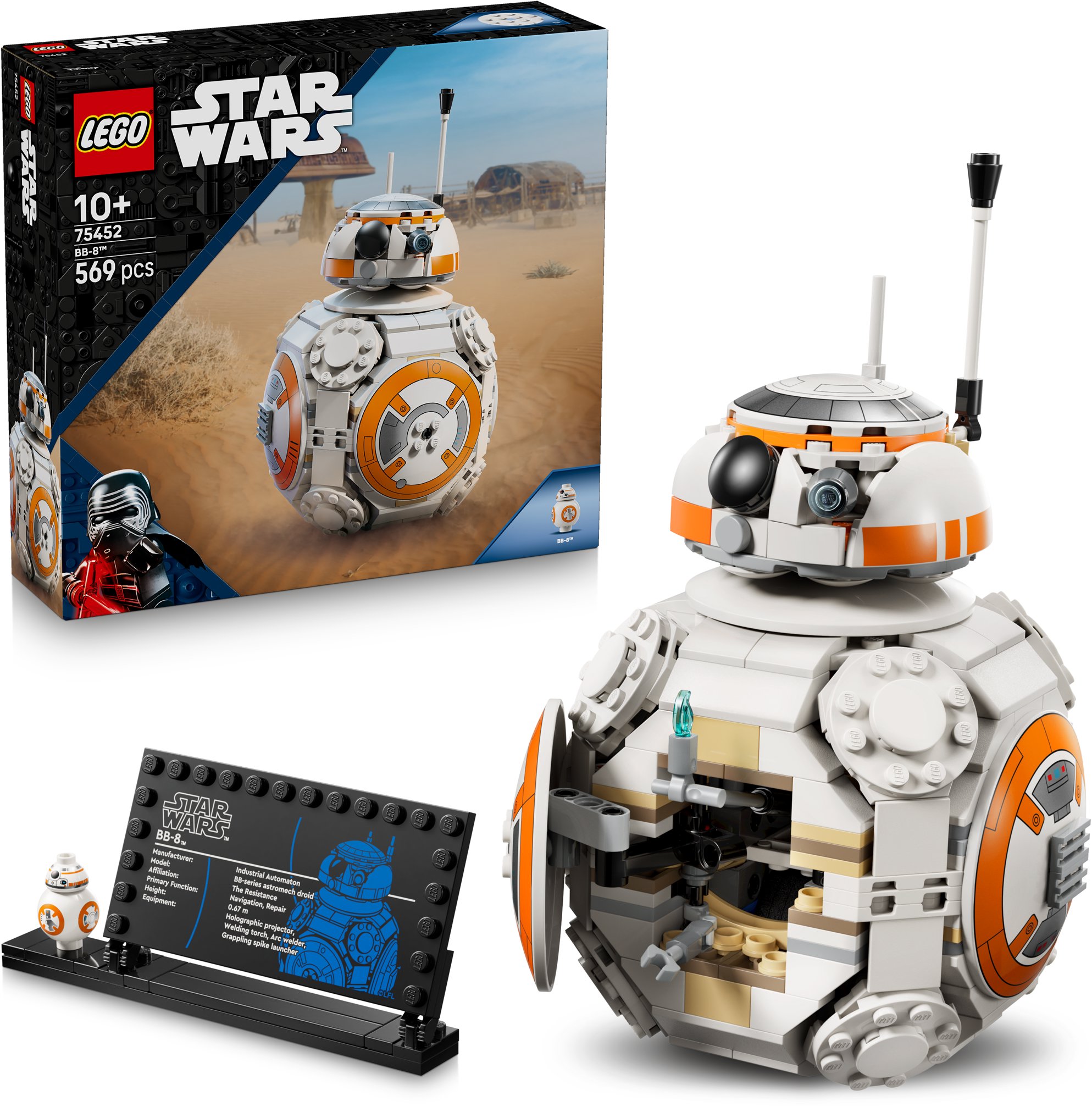 LEGO Star Wars droid BB-8 model