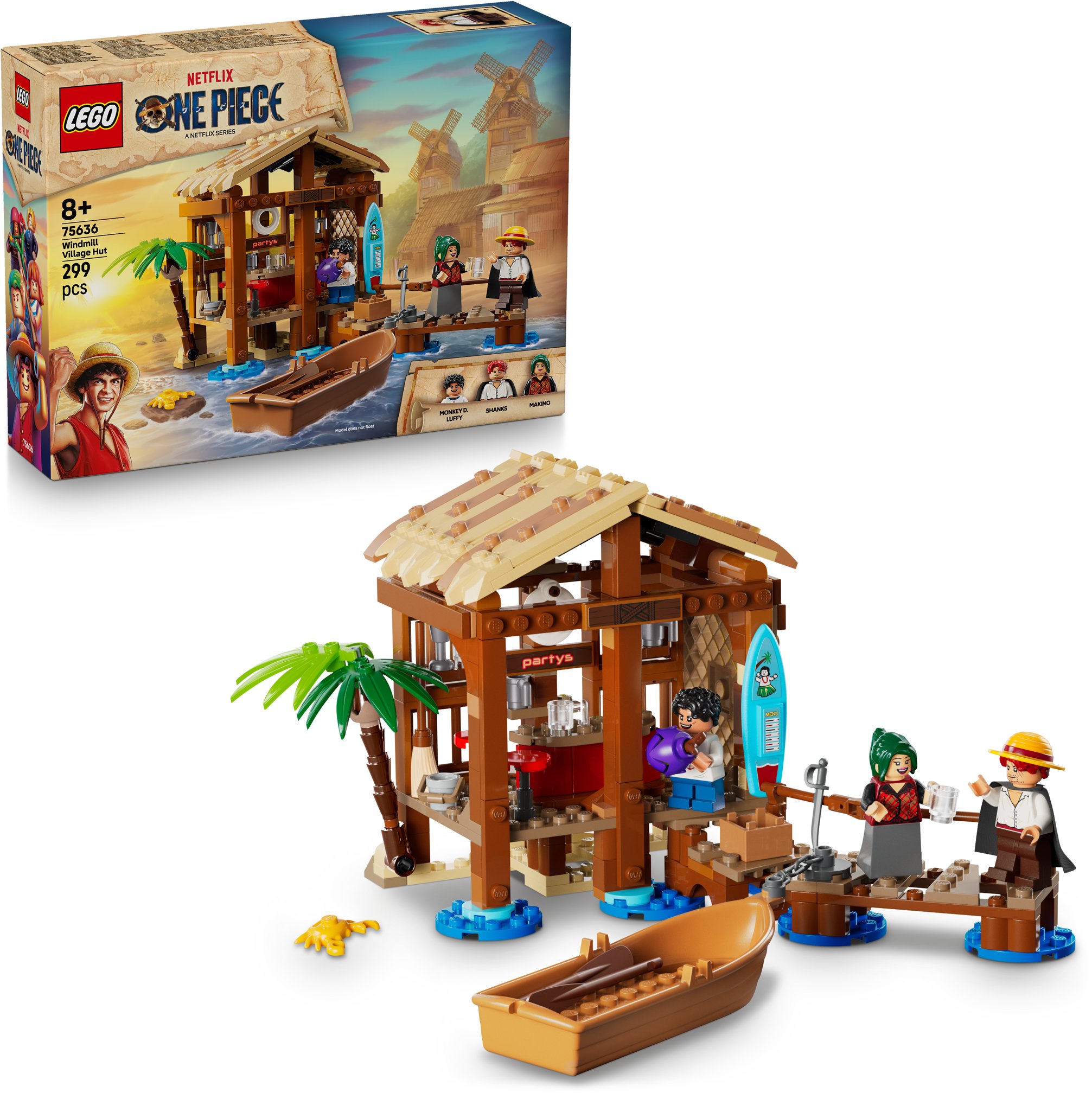 Stavebnice LEGO® ONE PIECE 75636 Chatrč v Mlýnové vesnici