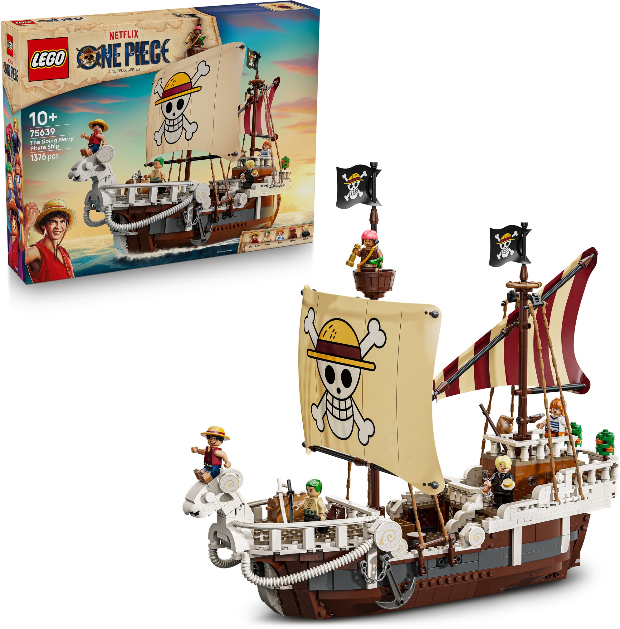 LEGO® ONE PIECE 75639 Pirátská loď Plovoucí Merry