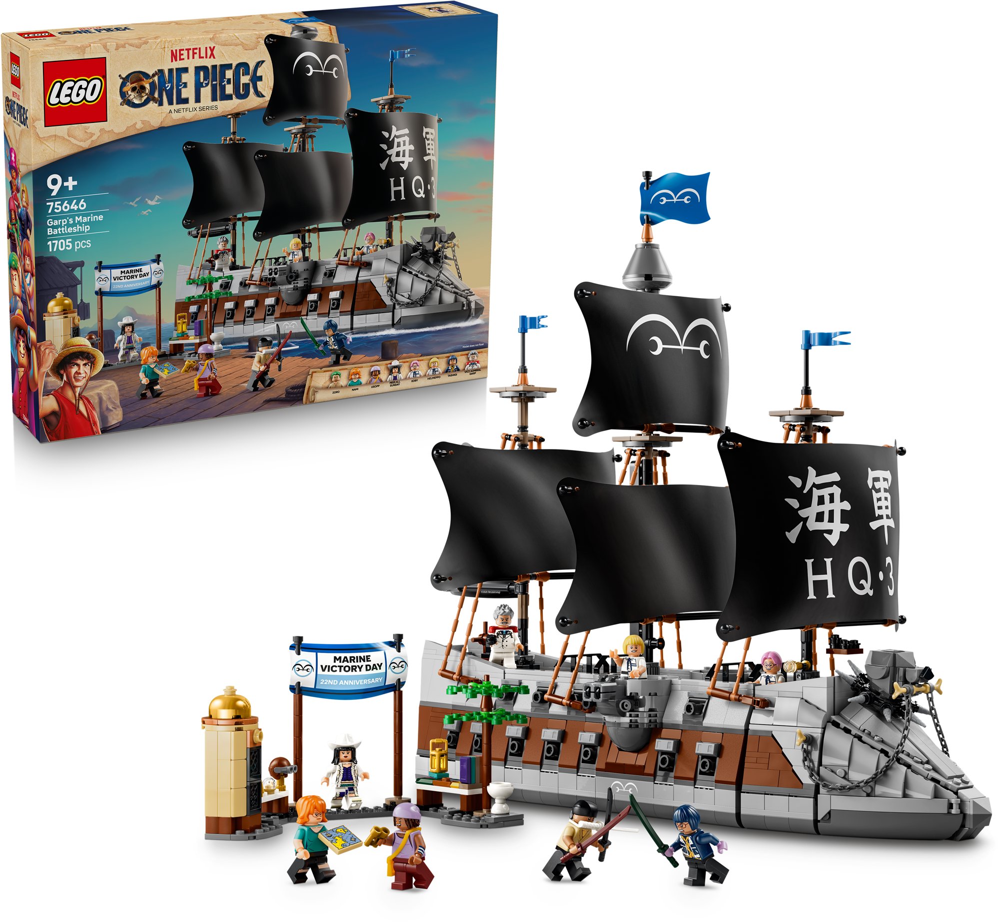 LEGO® ONE PIECE 75646 Garpova námořní válečná loď