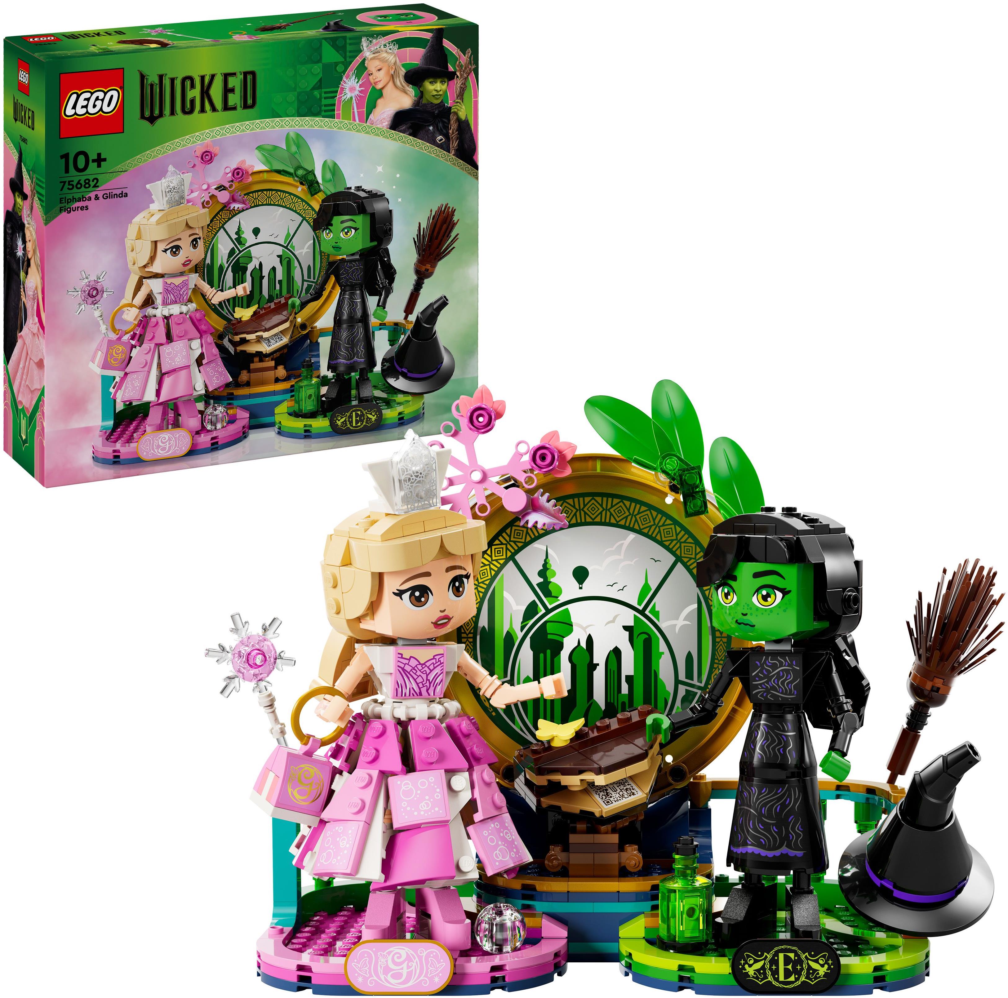 LEGO Wicked 75682 figurky Elphaby a Glindy