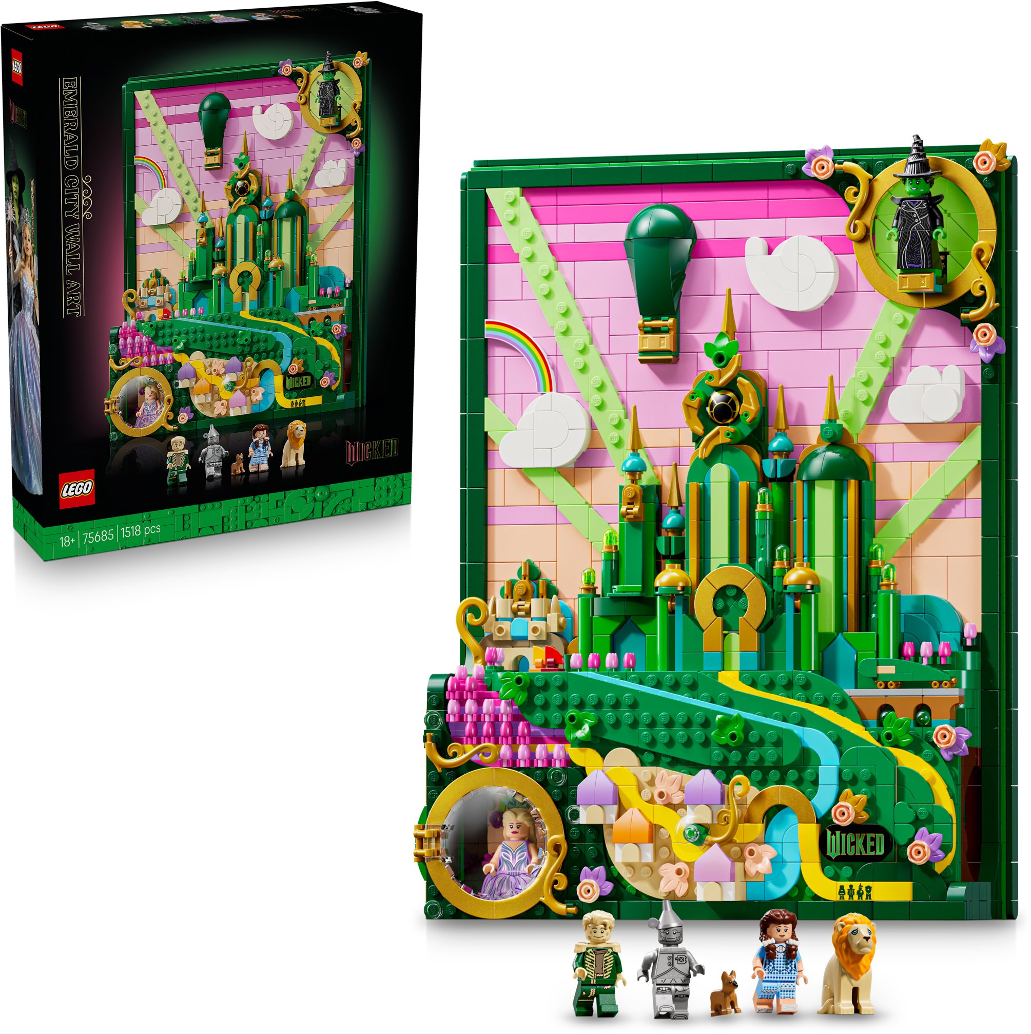 LEGO Wicked 75685 Nástěnné umění: Emerald City