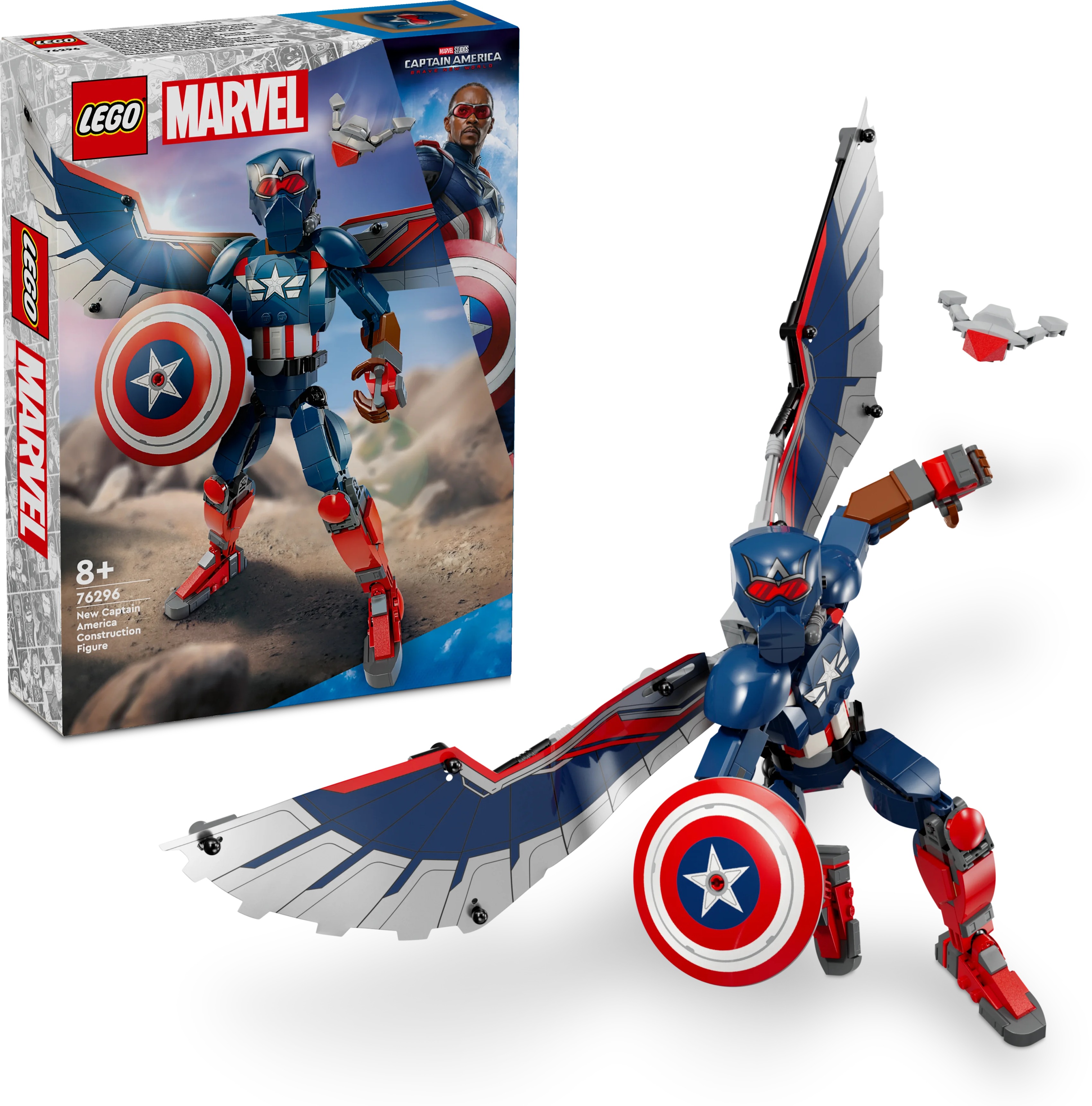 LEGO® Marvel 76296 Sestavitelná figurka Nového Kapitána Ameriky