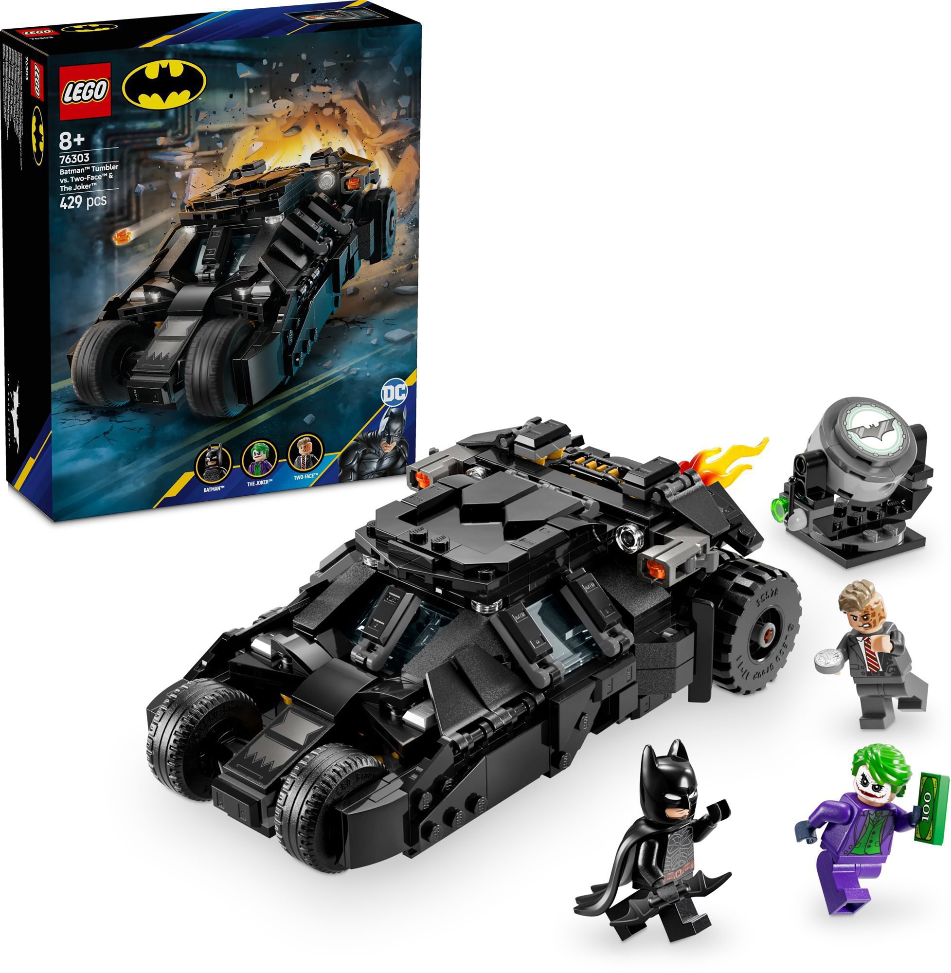 LEGO DC Batman 76303 Batman Tumbler vs. Two-Face a Joker
