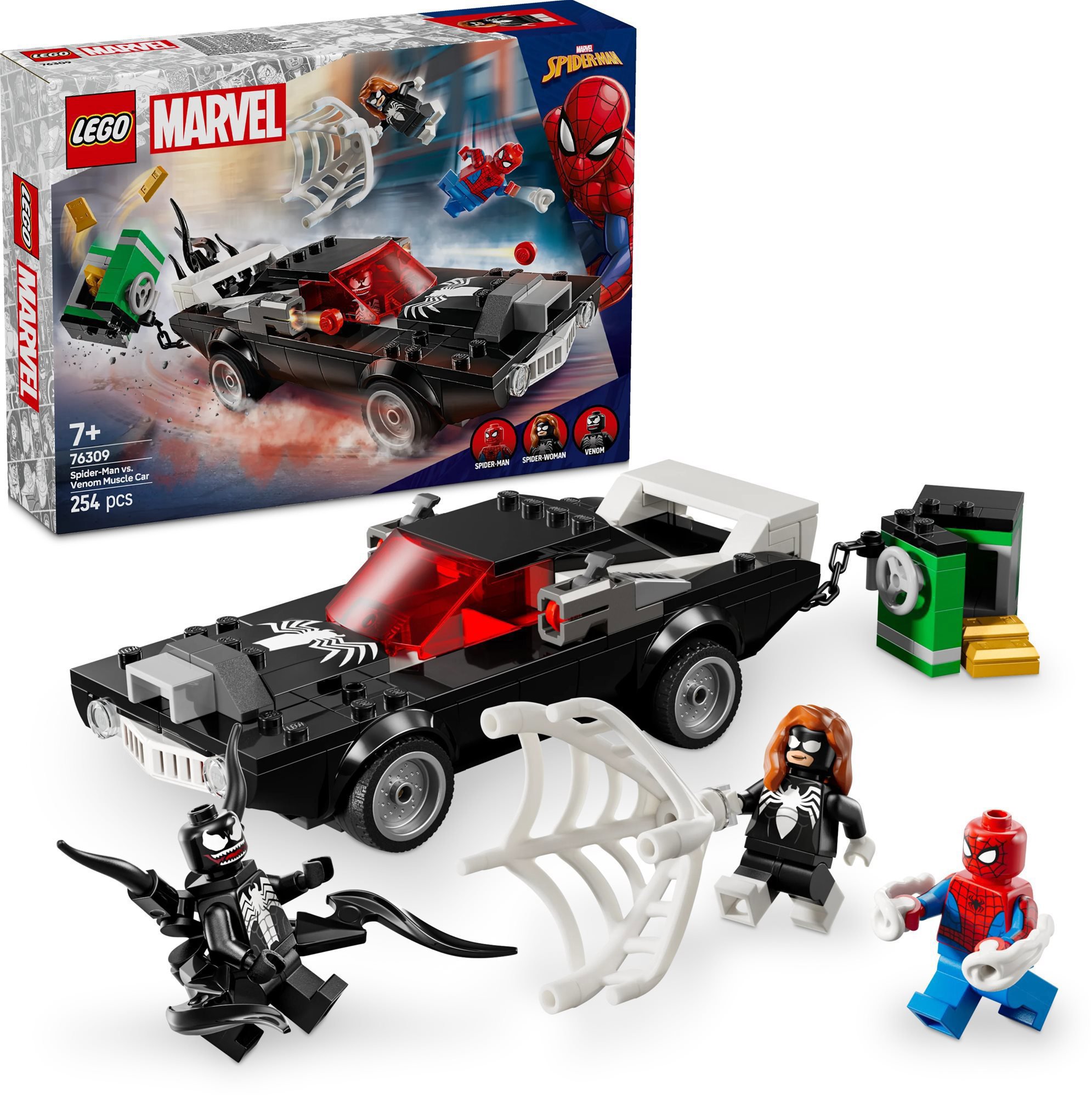 LEGO® Marvel 76309 Spider-Man vs. Venomův výkonný sporťák