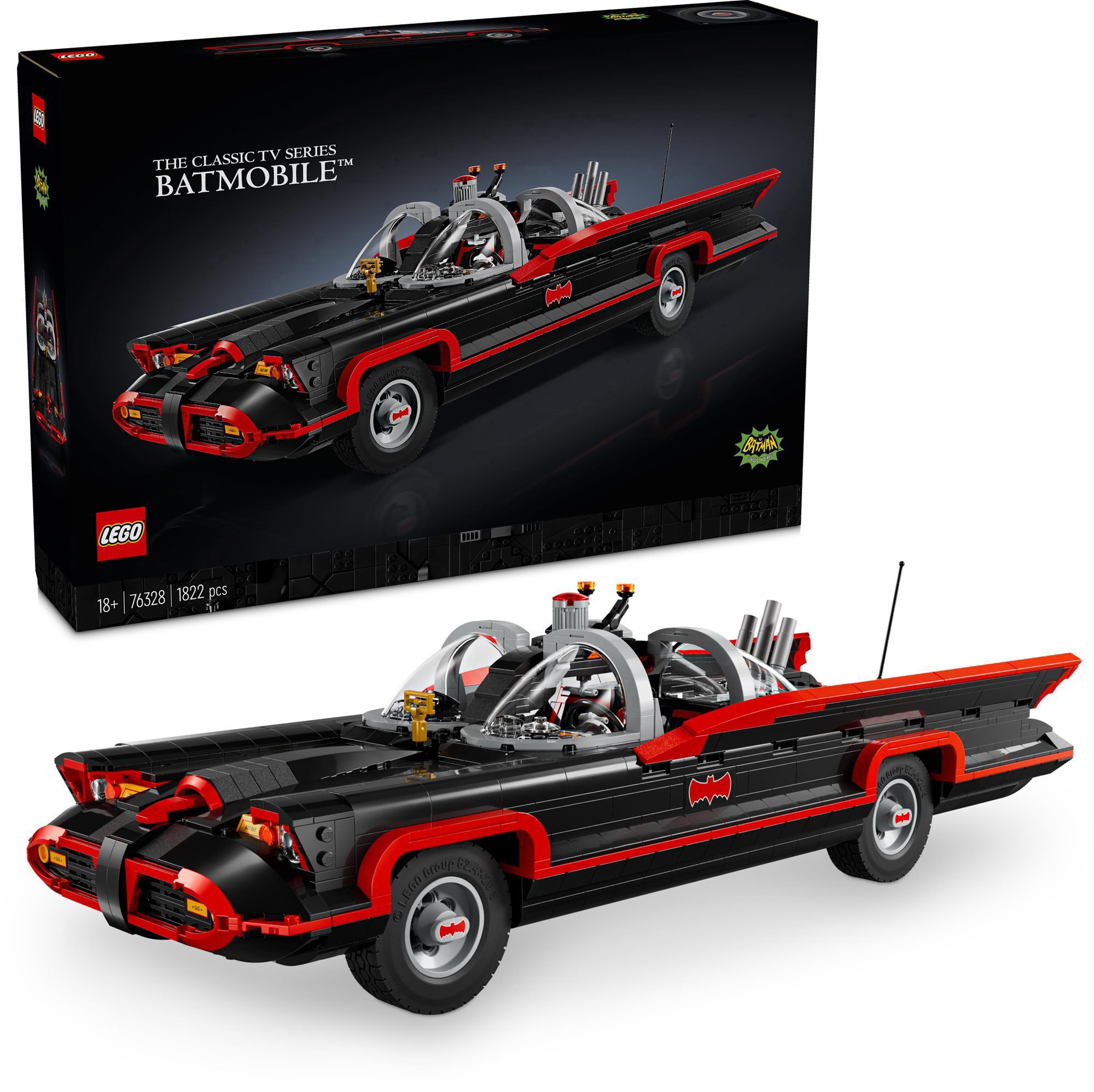 LEGO® DC Batman™ 76328 Batmobil z klasického TV seriálu