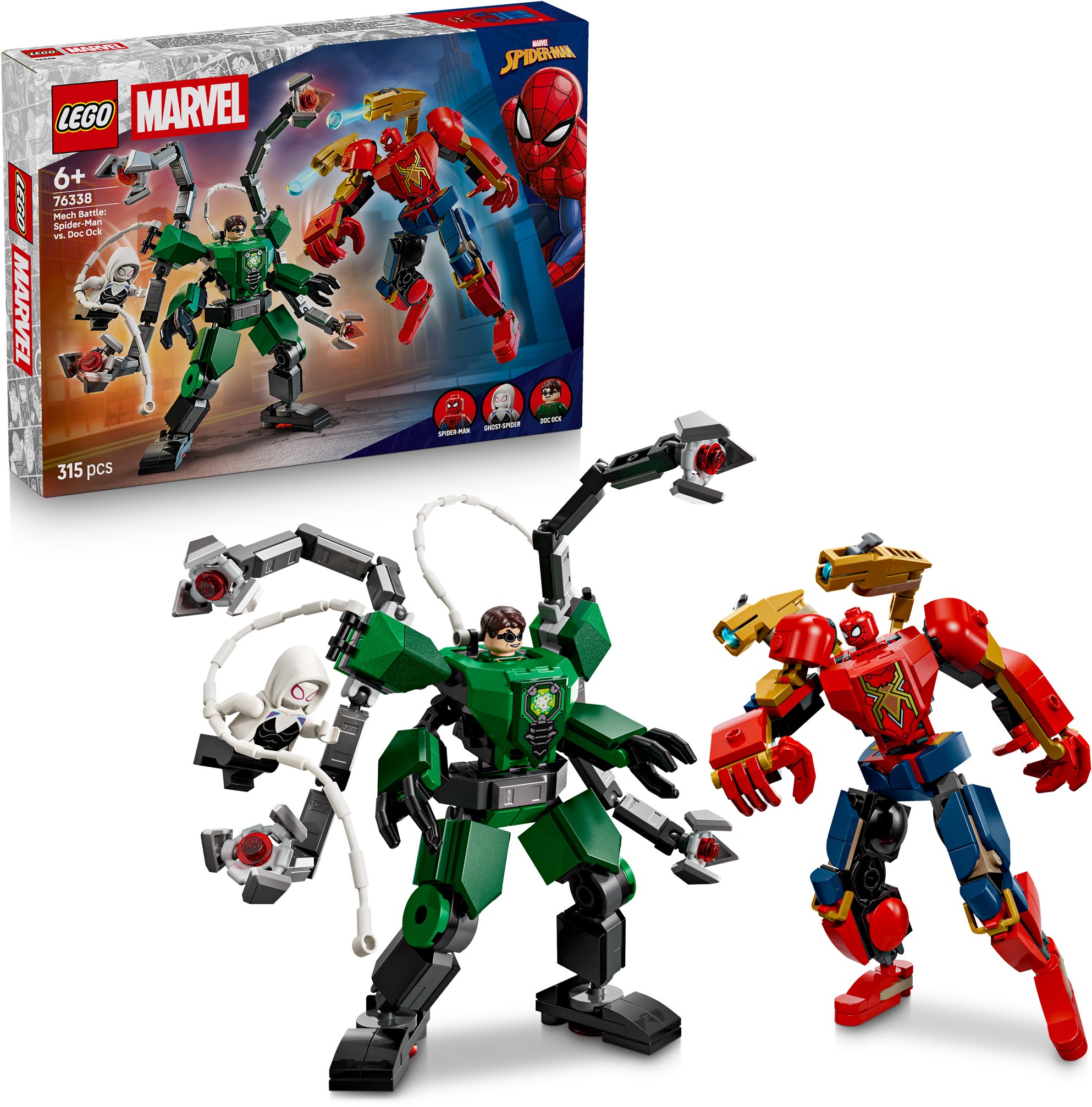 LEGO Super Heroes 76338 Bitva robotů: Spider-Man vs. Doc Ock