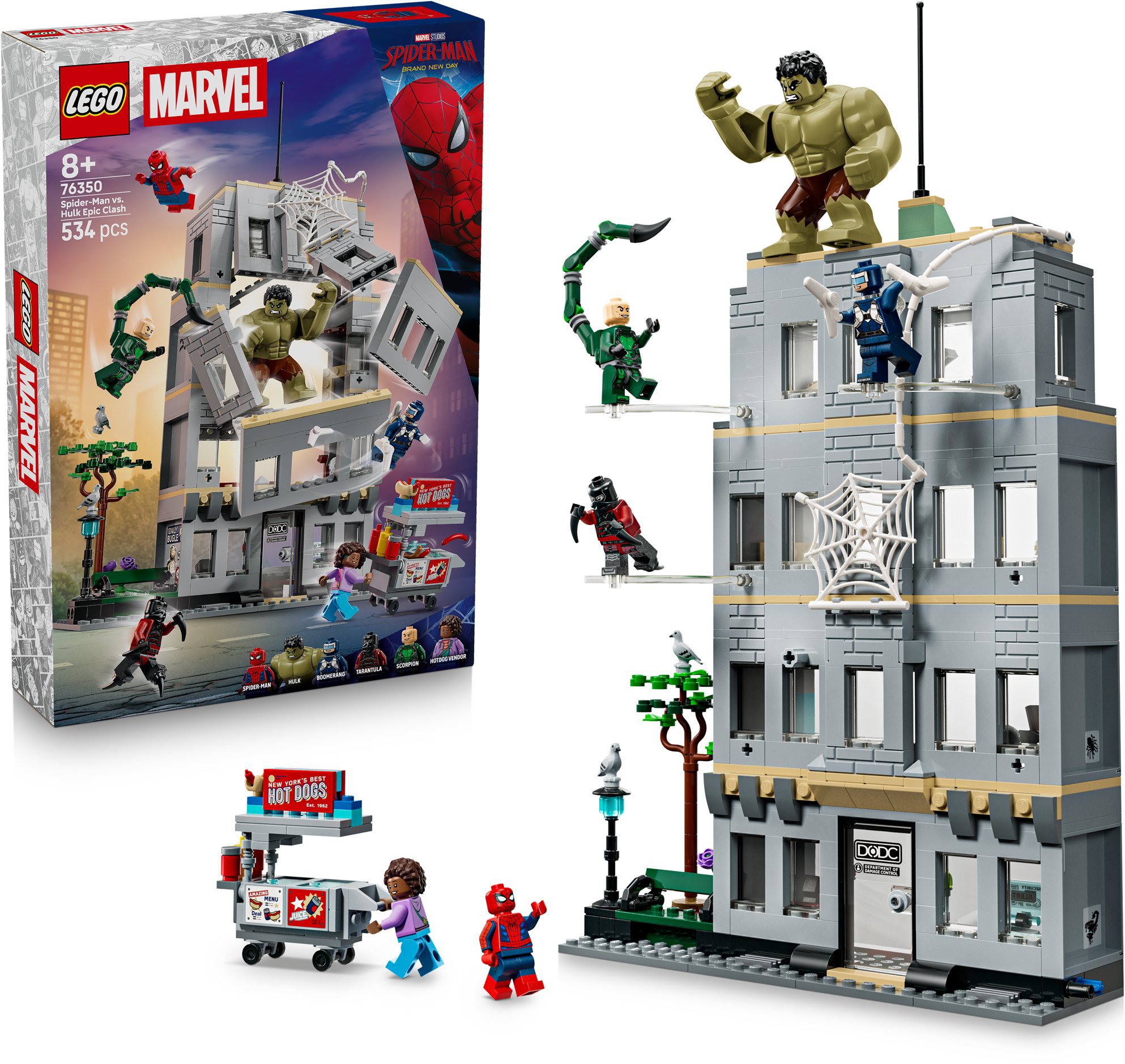 LEGO® | Marvel 76350 Epické střetnutí: Spider-Man vs. Hulk